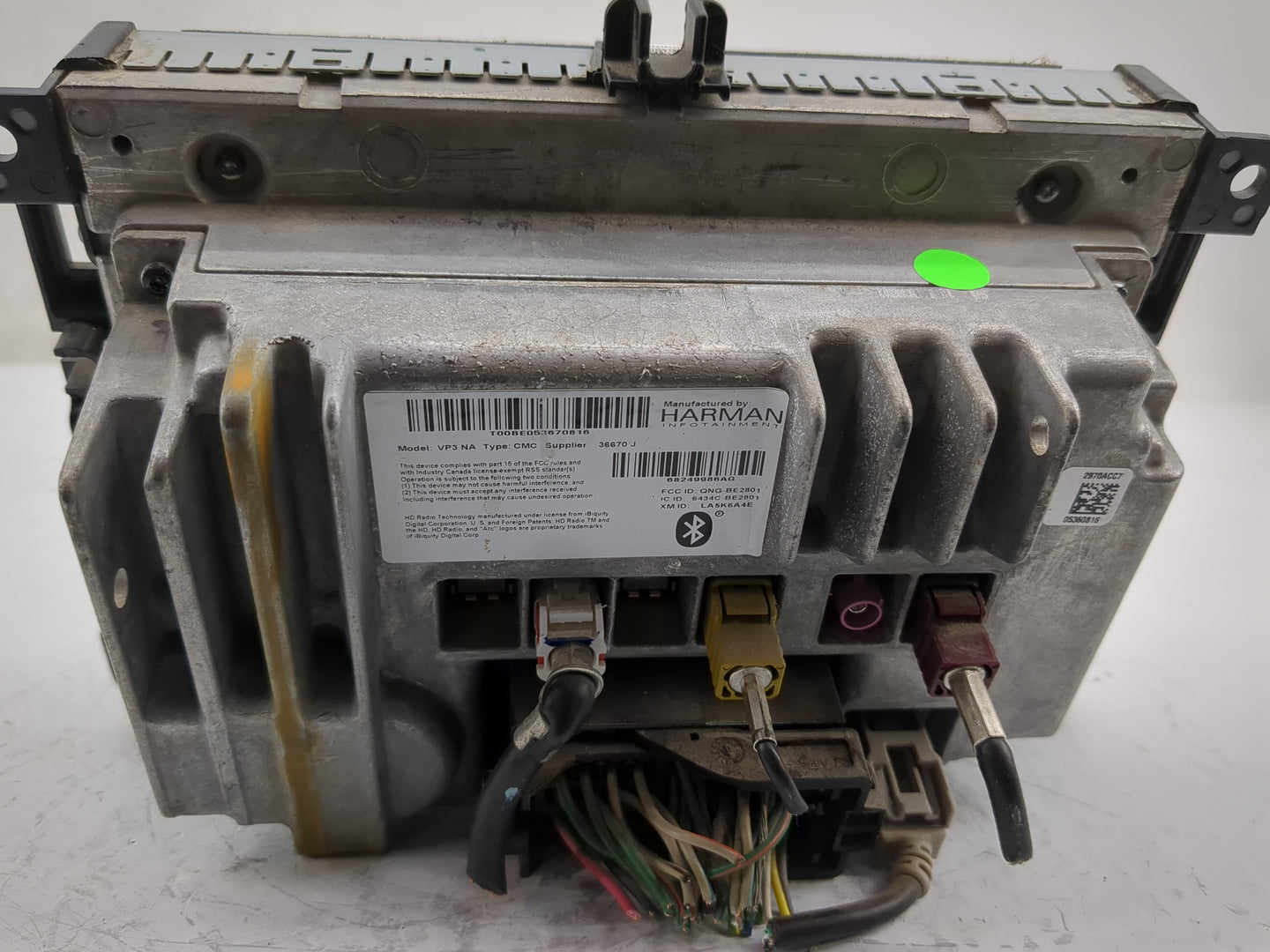 2017 Jeep Cherokee Radio AM FM Cd Player Receiver Replacement P/N:68249986AG Fits OEM Used Auto Parts - Oemusedautoparts1.co