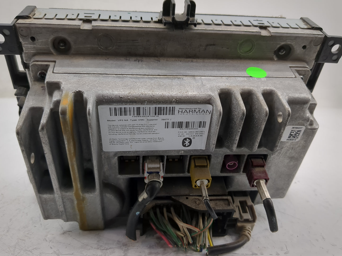 2017 Jeep Cherokee Radio AM FM Cd Player Receiver Replacement P/N:68249986AG Fits OEM Used Auto Parts - Oemusedautoparts1.co