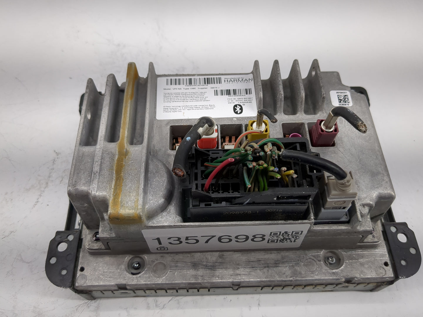 2017 Jeep Cherokee Radio AM FM Cd Player Receiver Replacement P/N:68249986AG Fits OEM Used Auto Parts - Oemusedautoparts1.co
