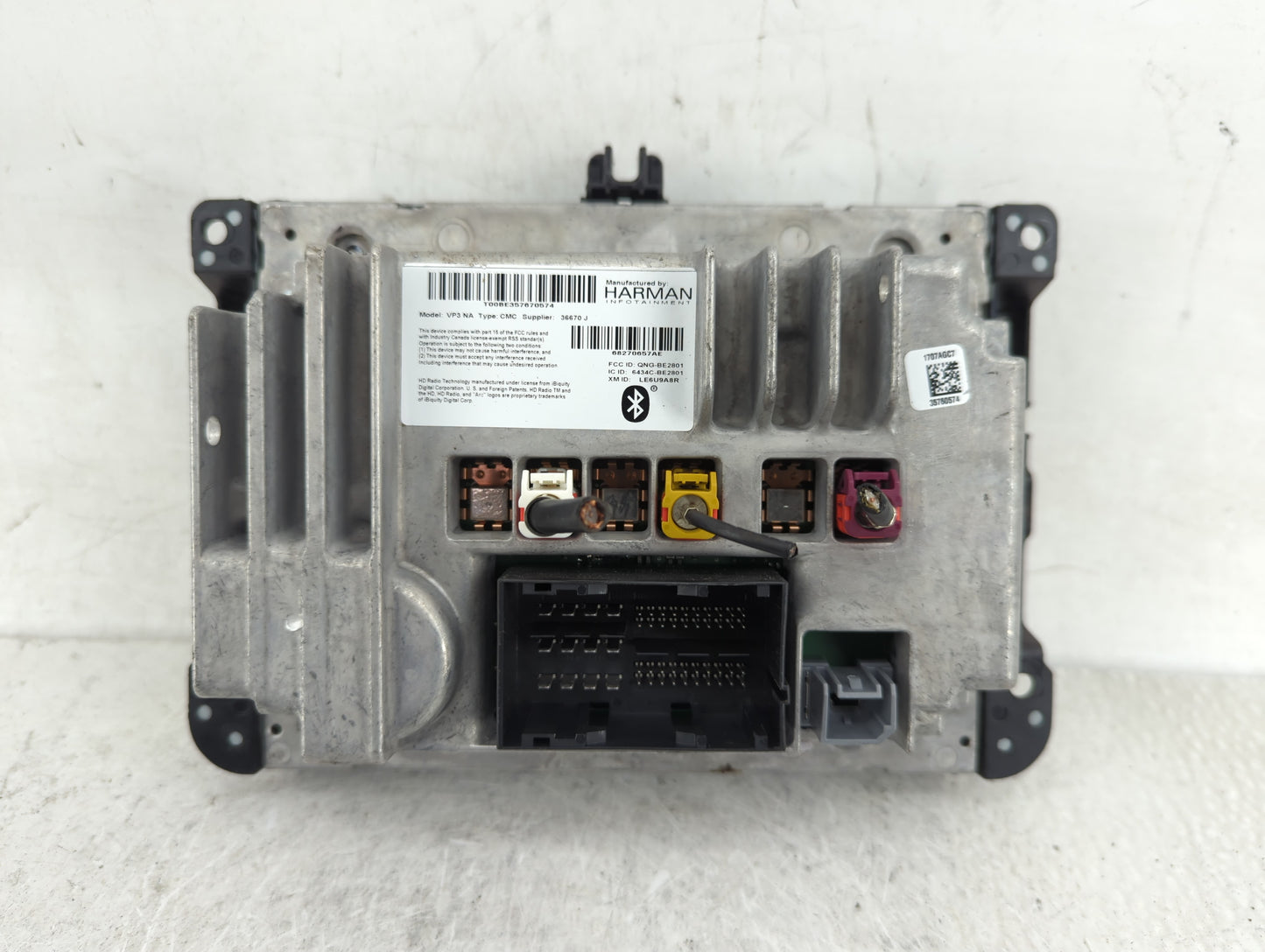 2017 Jeep Cherokee Radio AM FM Cd Player Receiver Replacement P/N:6434C-BE2801 Fits OEM Used Auto Parts - Oemusedautoparts1.