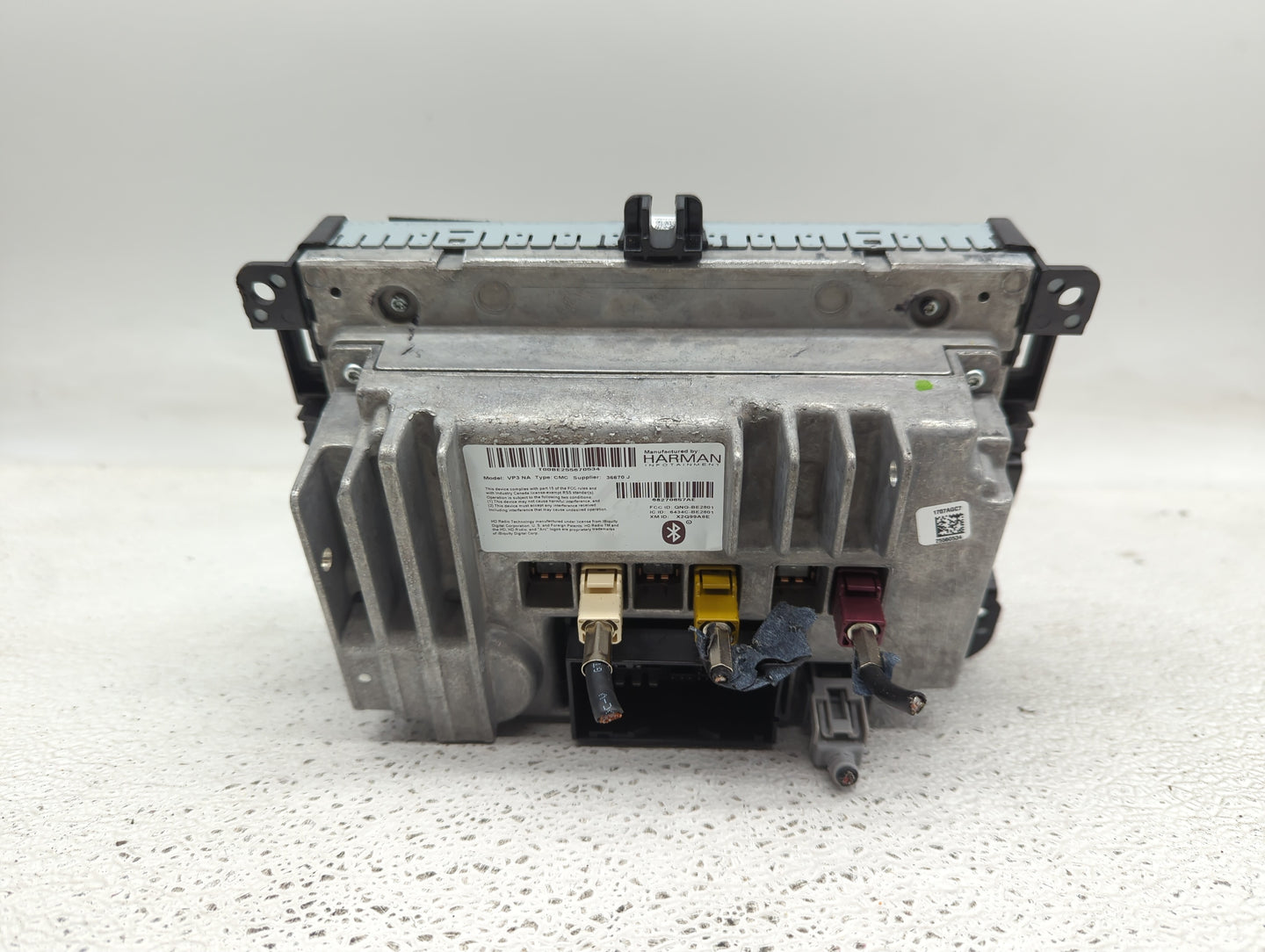 2017 Jeep Cherokee Radio AM FM Cd Player Receiver Replacement P/N:6434C-BE2801 0K0BAA81 Fits OEM Used Auto Parts - Oemusedau