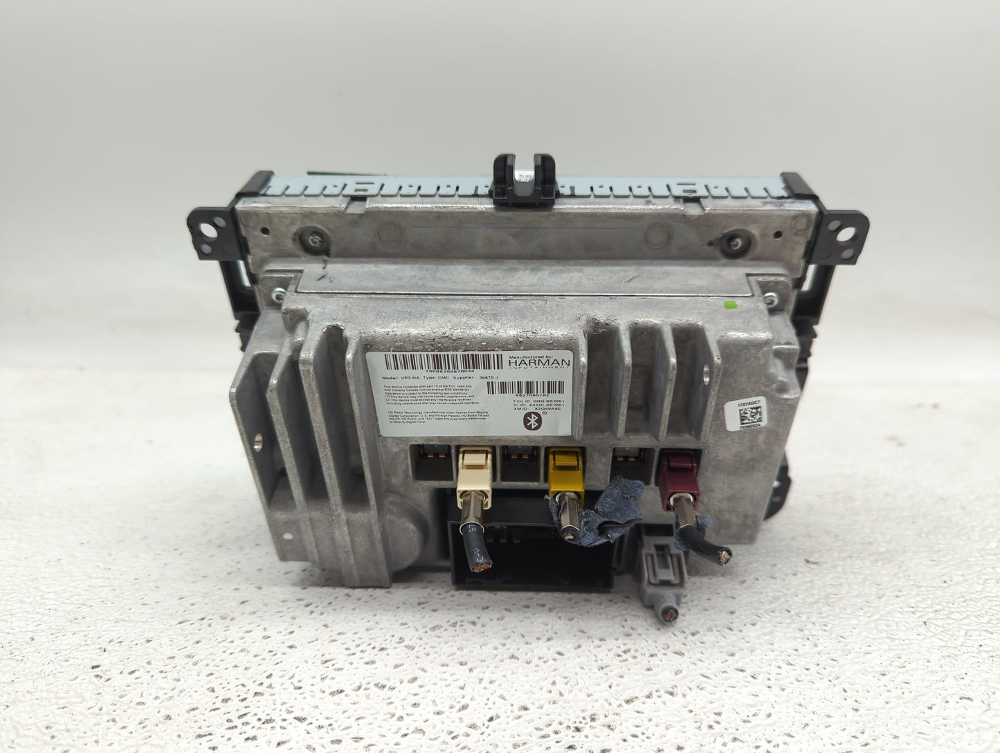 2017 Jeep Cherokee Radio AM FM Cd Player Receiver Replacement P/N:6434C-BE2801 0K0BAA81 Fits OEM Used Auto Parts - Oemusedau
