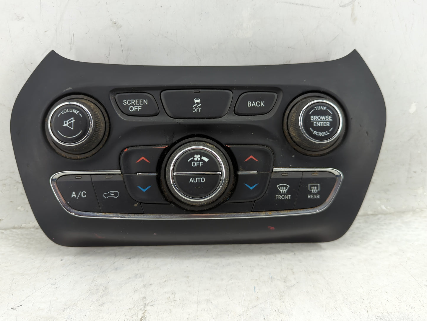 2015-2018 Jeep Cherokee Climate Control Module Temperature AC/Heater Replacement P/N:68293525AC 68293527AC Fits OEM Used Aut