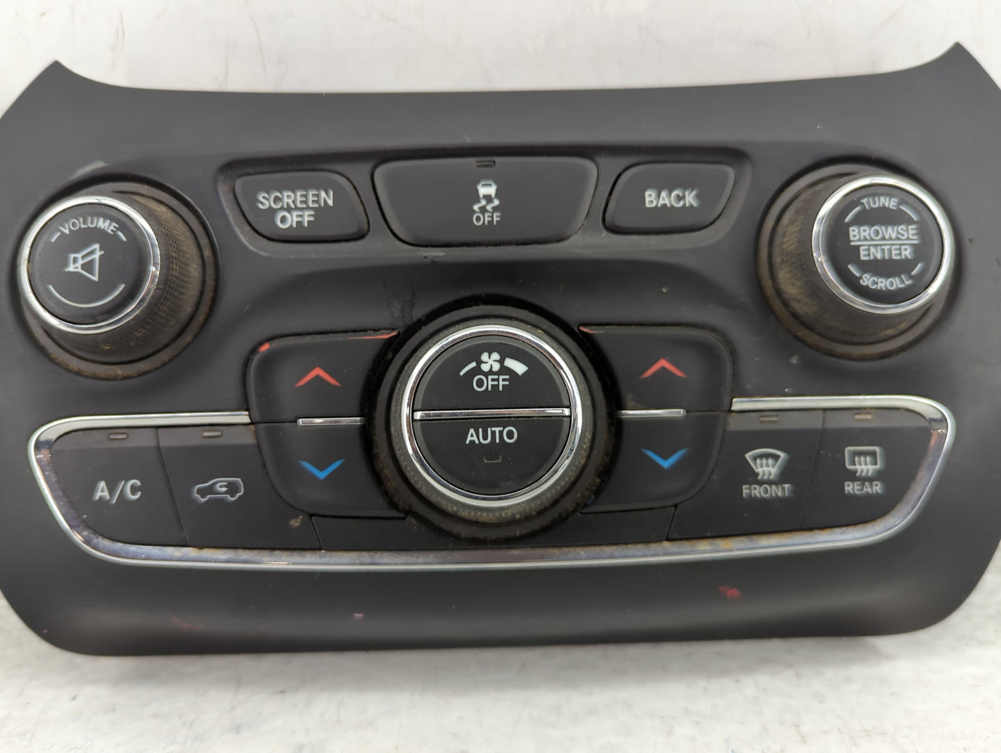 2015-2018 Jeep Cherokee Climate Control Module Temperature AC/Heater Replacement P/N:68293525AC 68293527AC Fits OEM Used Aut