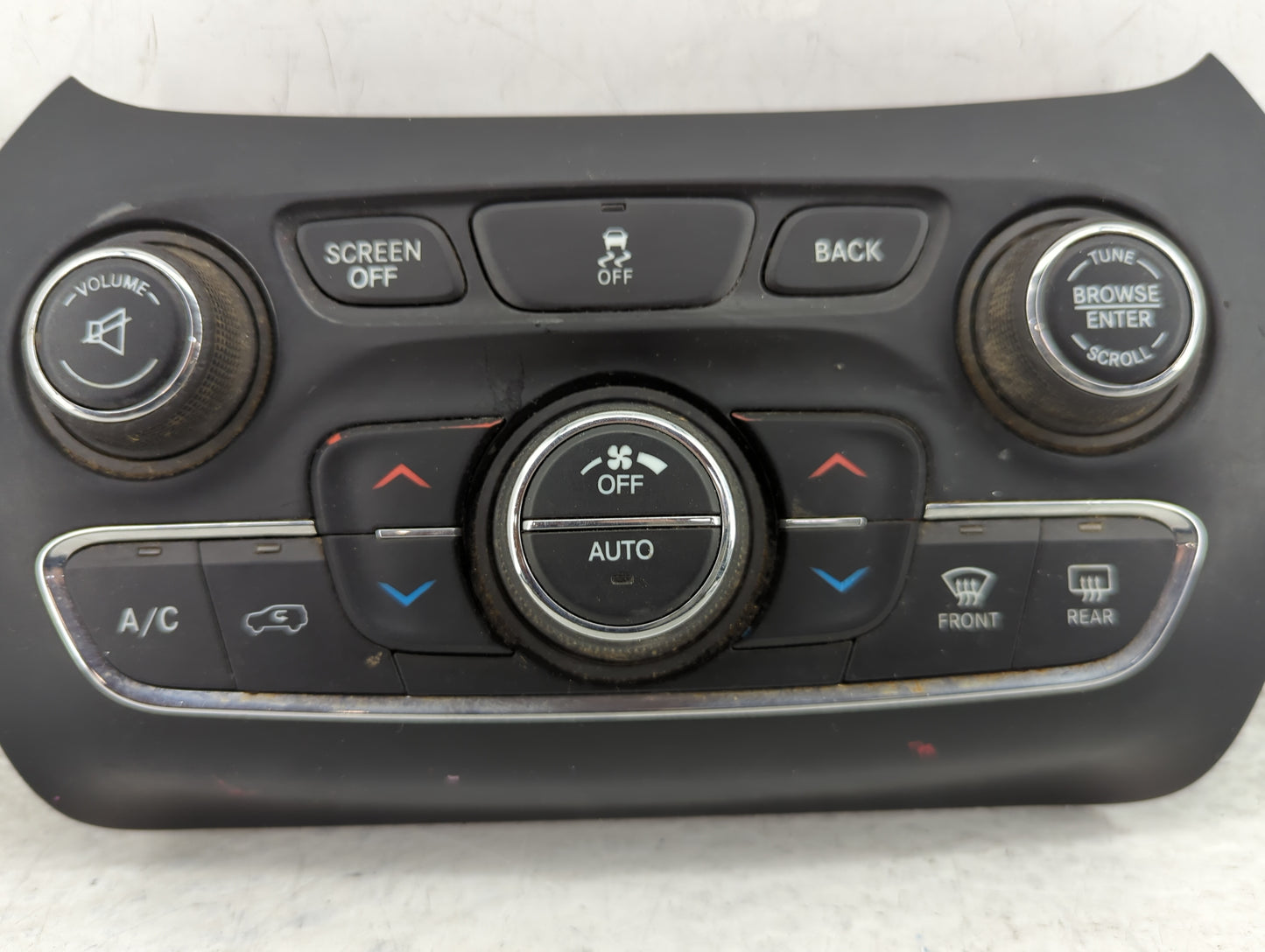 2015-2018 Jeep Cherokee Climate Control Module Temperature AC/Heater Replacement P/N:68293525AC 68293527AC Fits OEM Used Aut