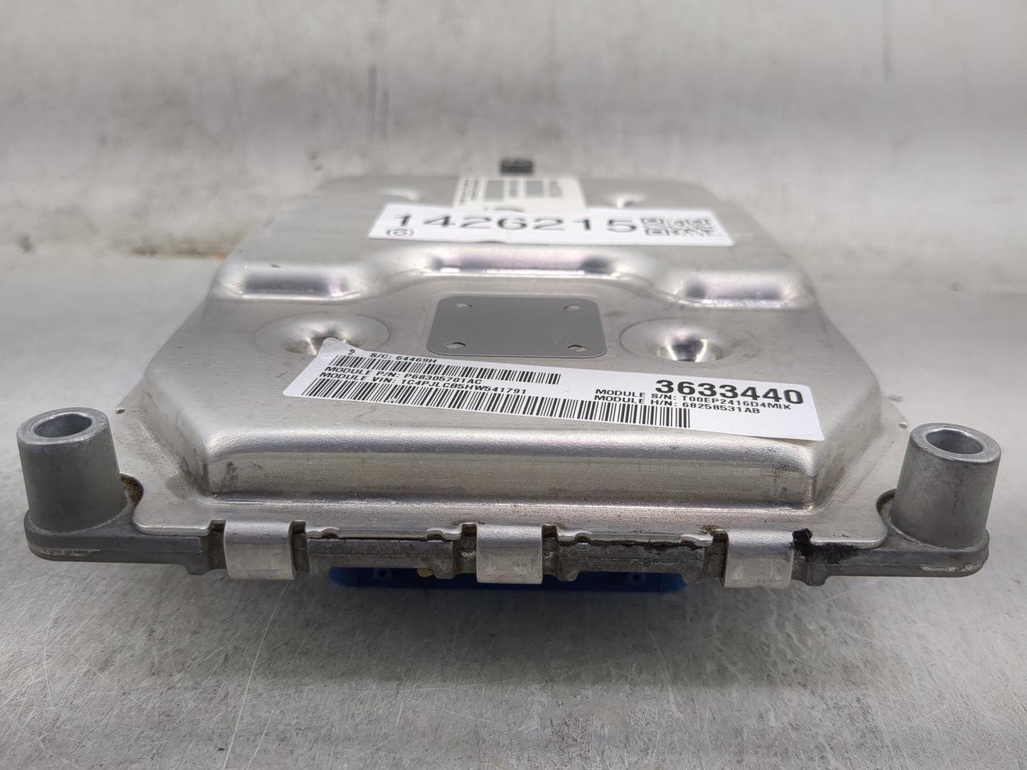 2016-2017 Jeep Cherokee PCM Engine Control Computer ECU ECM PCU OEM P/N:P68258531AB Fits Fits 2016 2017 OEM Used Auto Parts 
