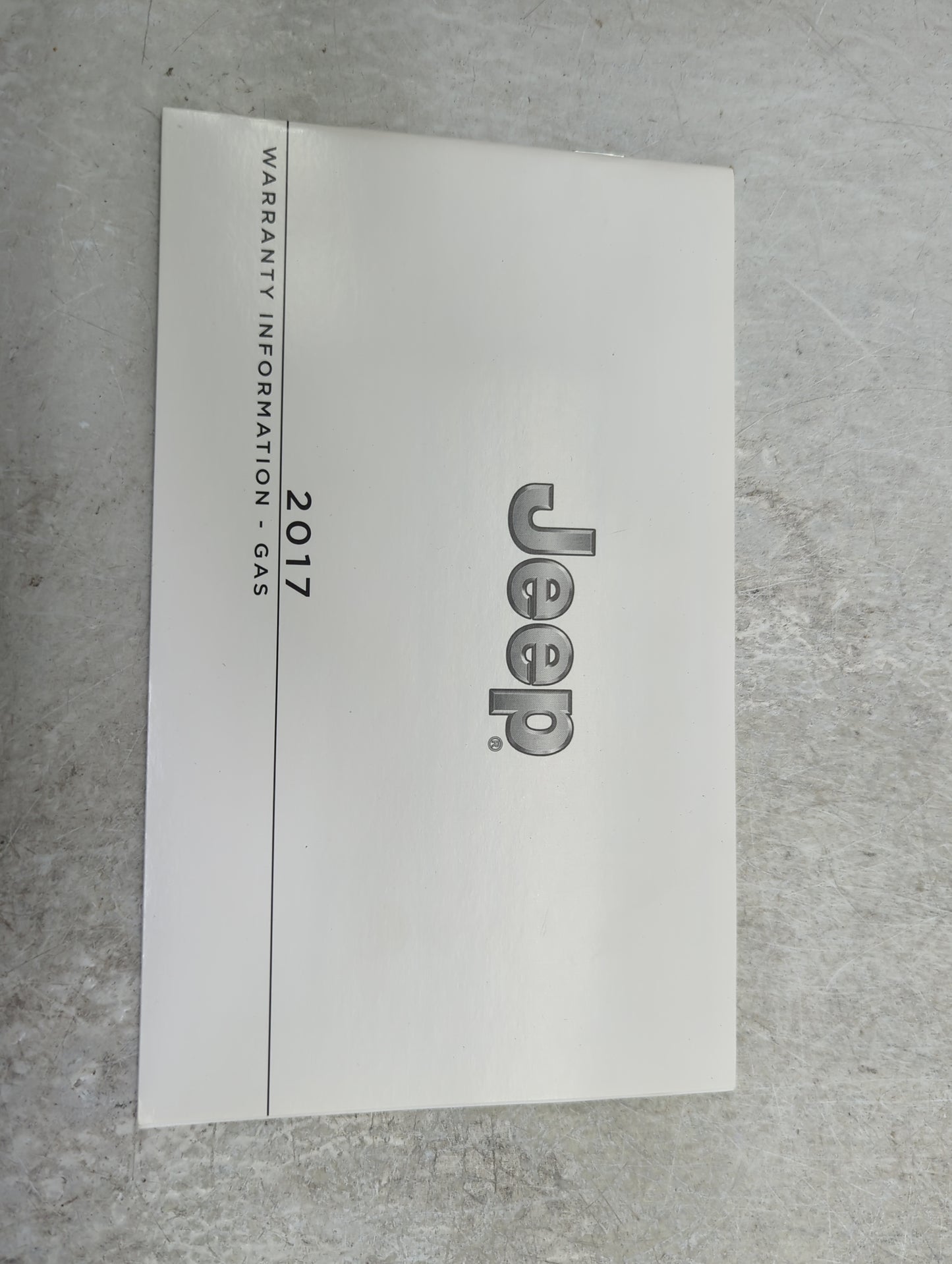 2017 Jeep Cherokee Owners Manual Book Guide P/N:17KL74-926-AA OEM Used Auto Parts - Oemusedautoparts1.com