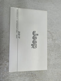 2017 Jeep Cherokee Owners Manual Book Guide P/N:17KL74-926-AA OEM Used Auto Parts - Oemusedautoparts1.com
