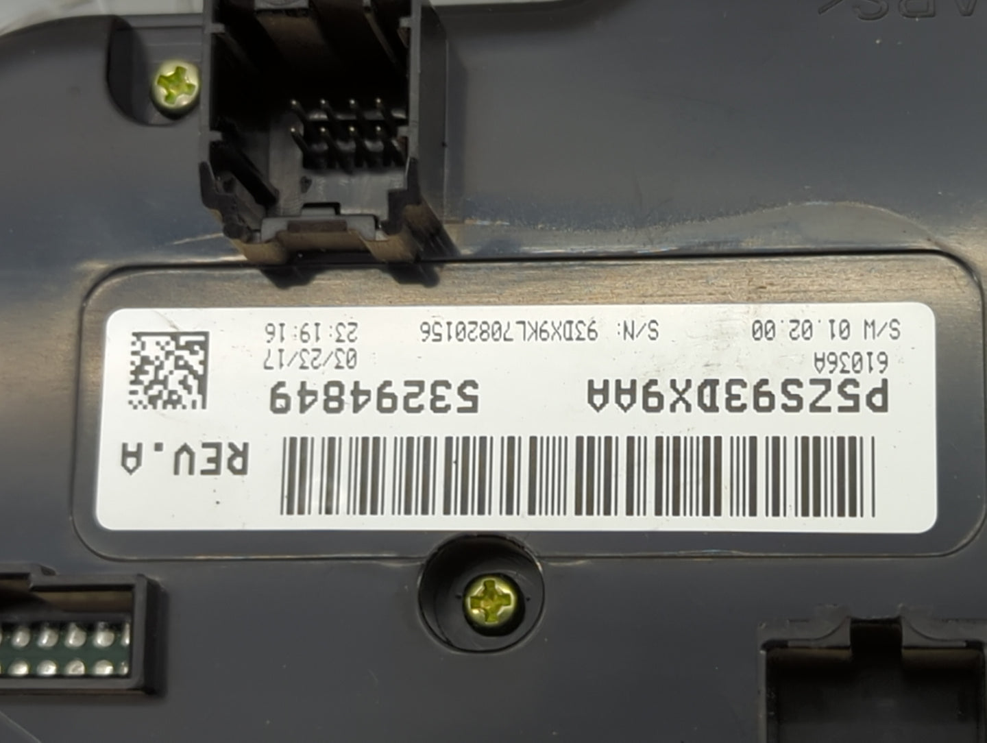 2015-2018 Jeep Cherokee Climate Control Module Temperature AC/Heater Replacement P/N:P5ZS93DX9AA Fits Fits 2015 2016 2017 20