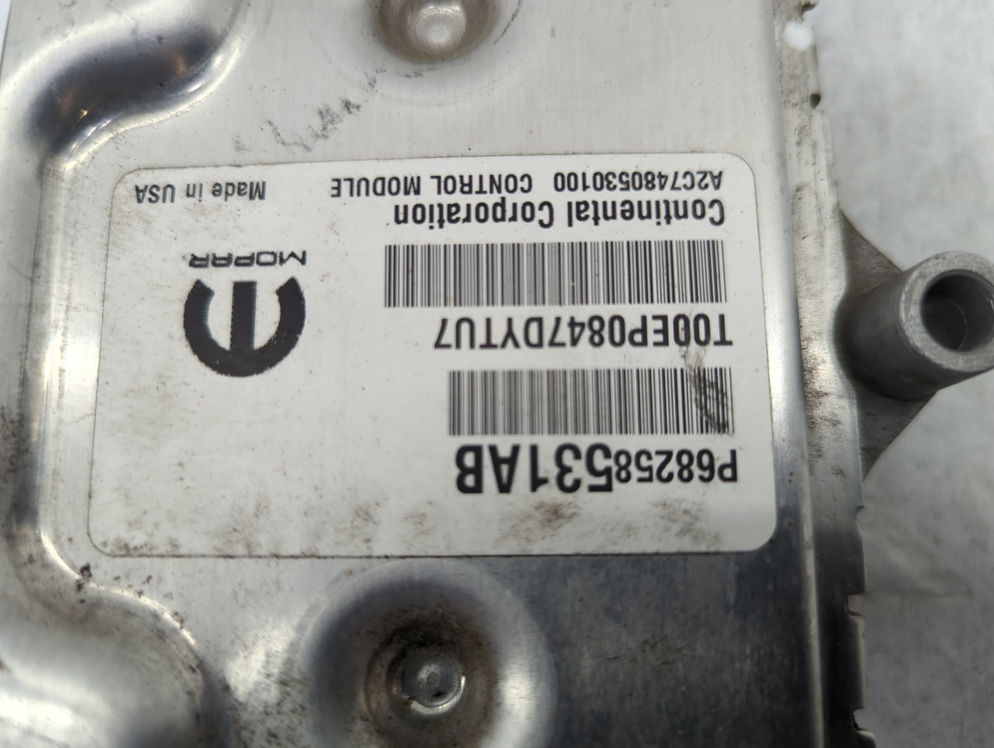 2016-2017 Jeep Cherokee PCM Engine Control Computer ECU ECM PCU OEM P/N:P68258531AB T00EP0847DYTU7 Fits Fits 2016 2017 OEM U