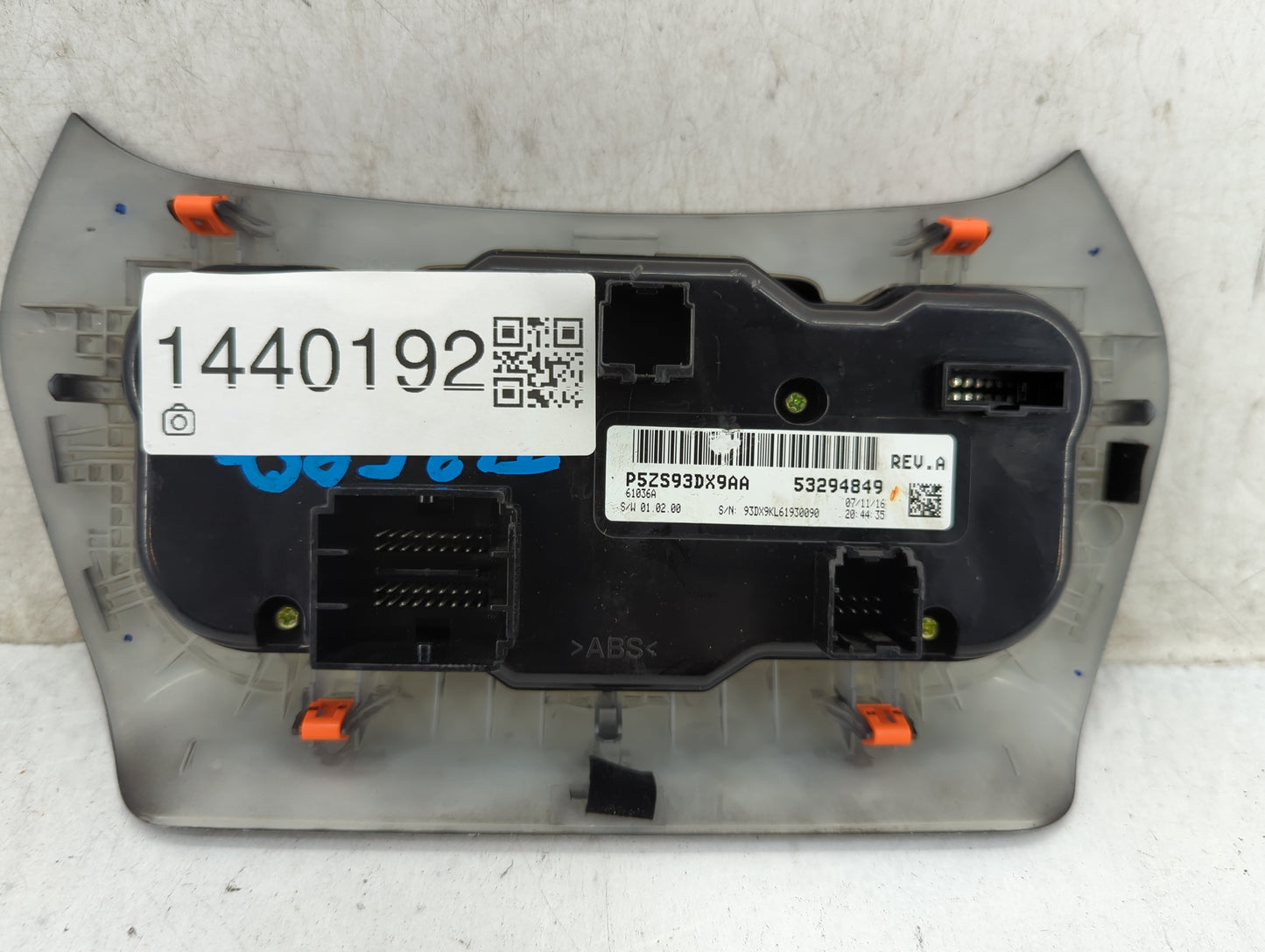 2015-2018 Jeep Cherokee Climate Control Module Temperature AC/Heater Replacement P/N:P5ZS93DX9AA Fits Fits 2015 2016 2017 20