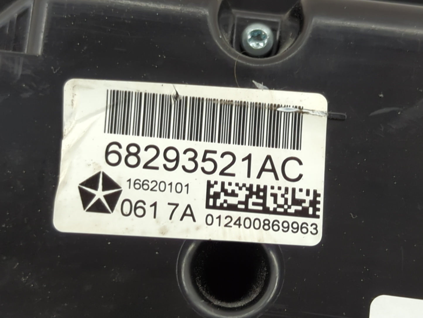 2015-2018 Jeep Cherokee Climate Control Module Temperature AC/Heater Replacement P/N:68293521AC Fits Fits 2015 2016 2017 201