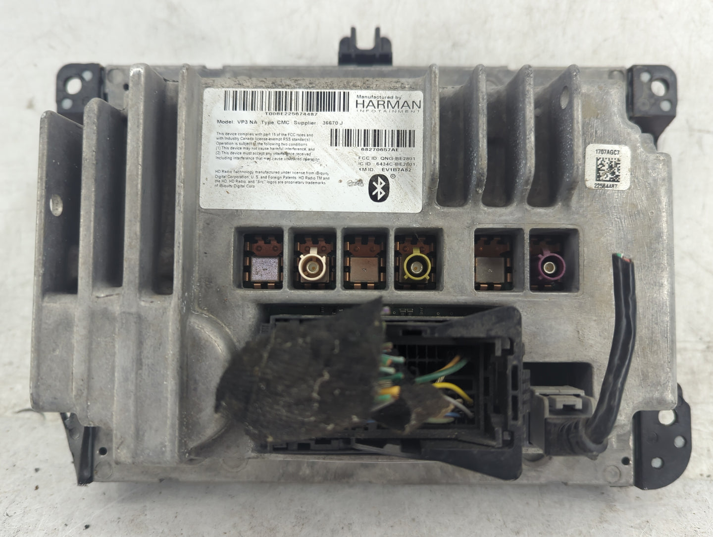 2017 Jeep Cherokee Information Display Screen 1447064 - Oemusedautoparts1.com