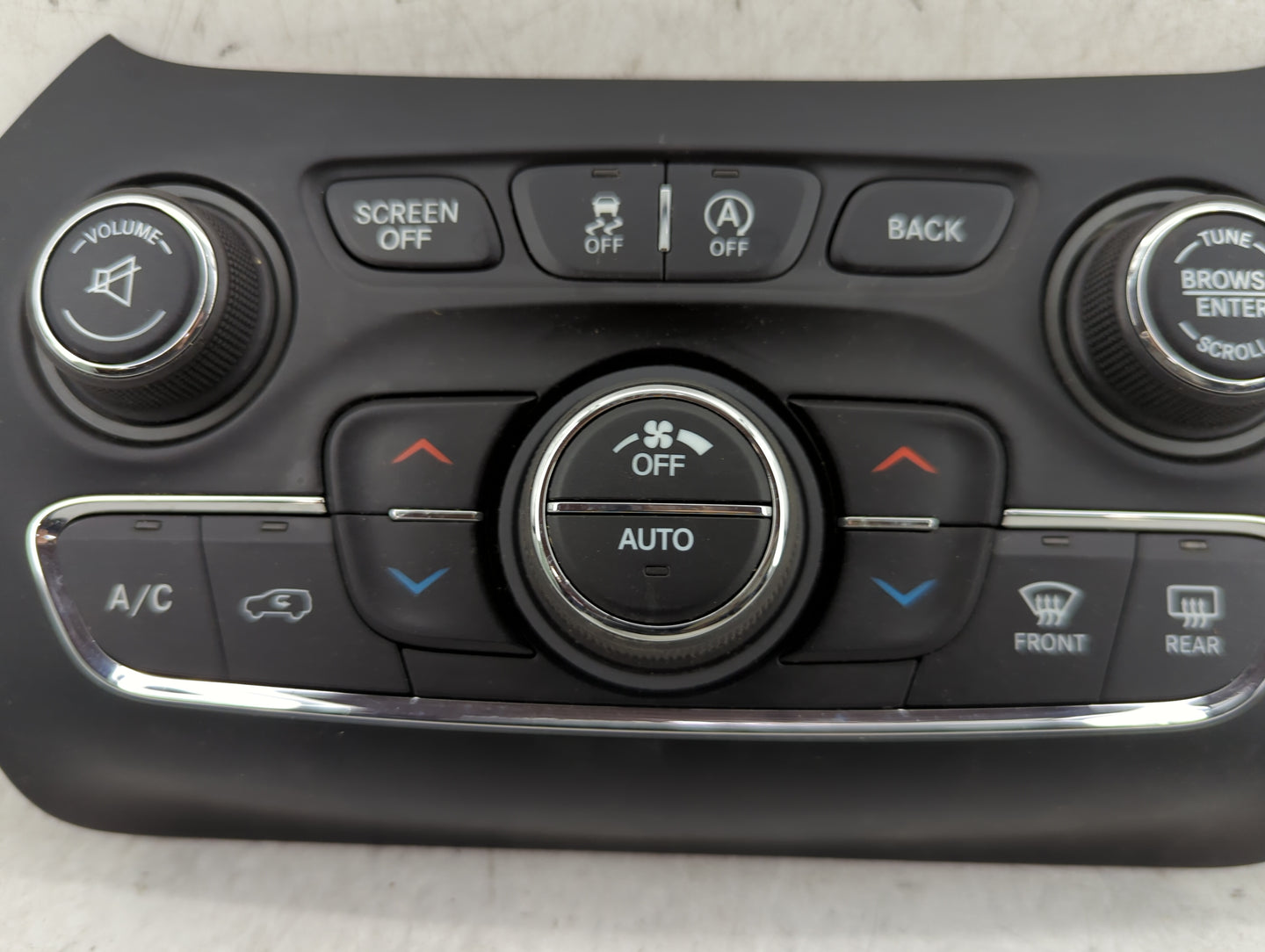 2015-2018 Jeep Cherokee Climate Control Module Temperature AC/Heater Replacement P/N:68293527AC Fits Fits 2015 2016 2017 201