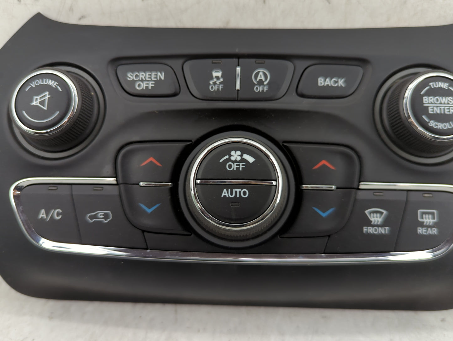 2015-2018 Jeep Cherokee Climate Control Module Temperature AC/Heater Replacement P/N:68293527AC Fits Fits 2015 2016 2017 201