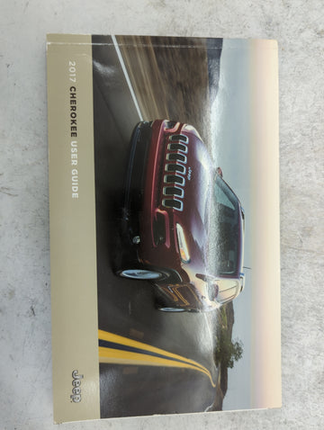 2017 Jeep Cherokee Owners Manual Book Guide P/N:17KL74-926-AA OEM Used Auto Parts