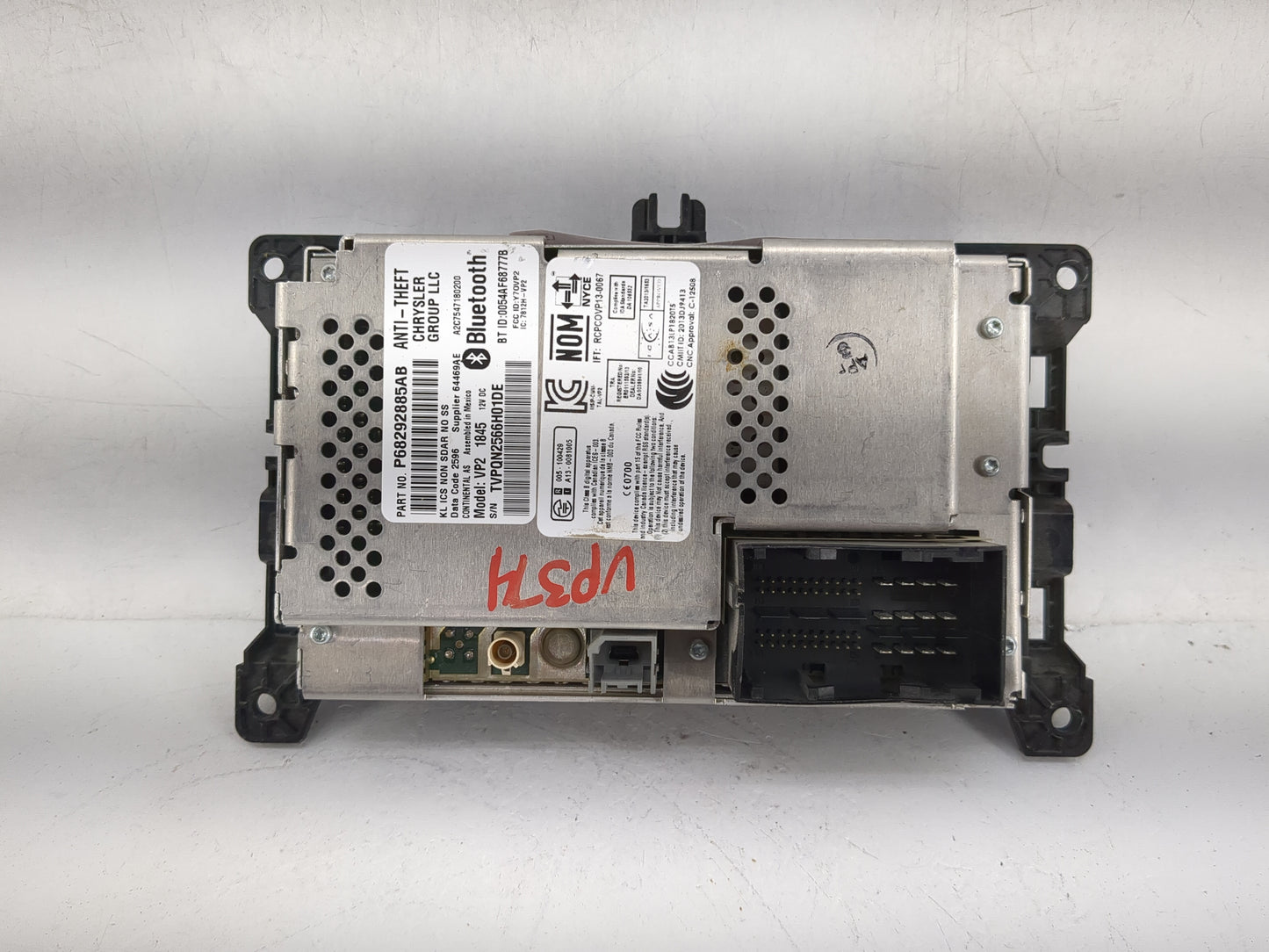 2017 Jeep Cherokee Radio AM FM Cd Player Receiver Replacement P/N:P68292885AB A2C7547180200, TVPQN2566H01DE, Y7OVP2 Fits OEM