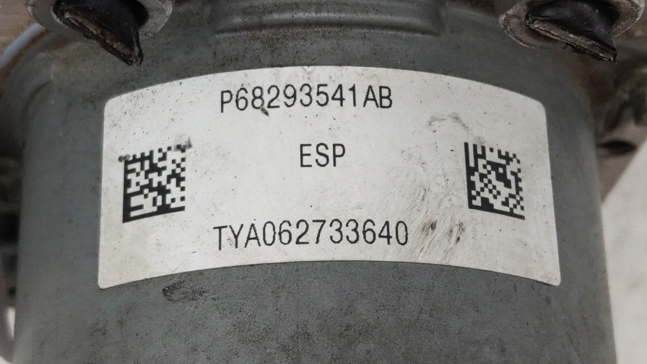 2017 Jeep Cherokee ABS Pump Control Module Replacement P/N:P68293541AB Fits OEM Used Auto Parts - Oemusedautoparts1.com