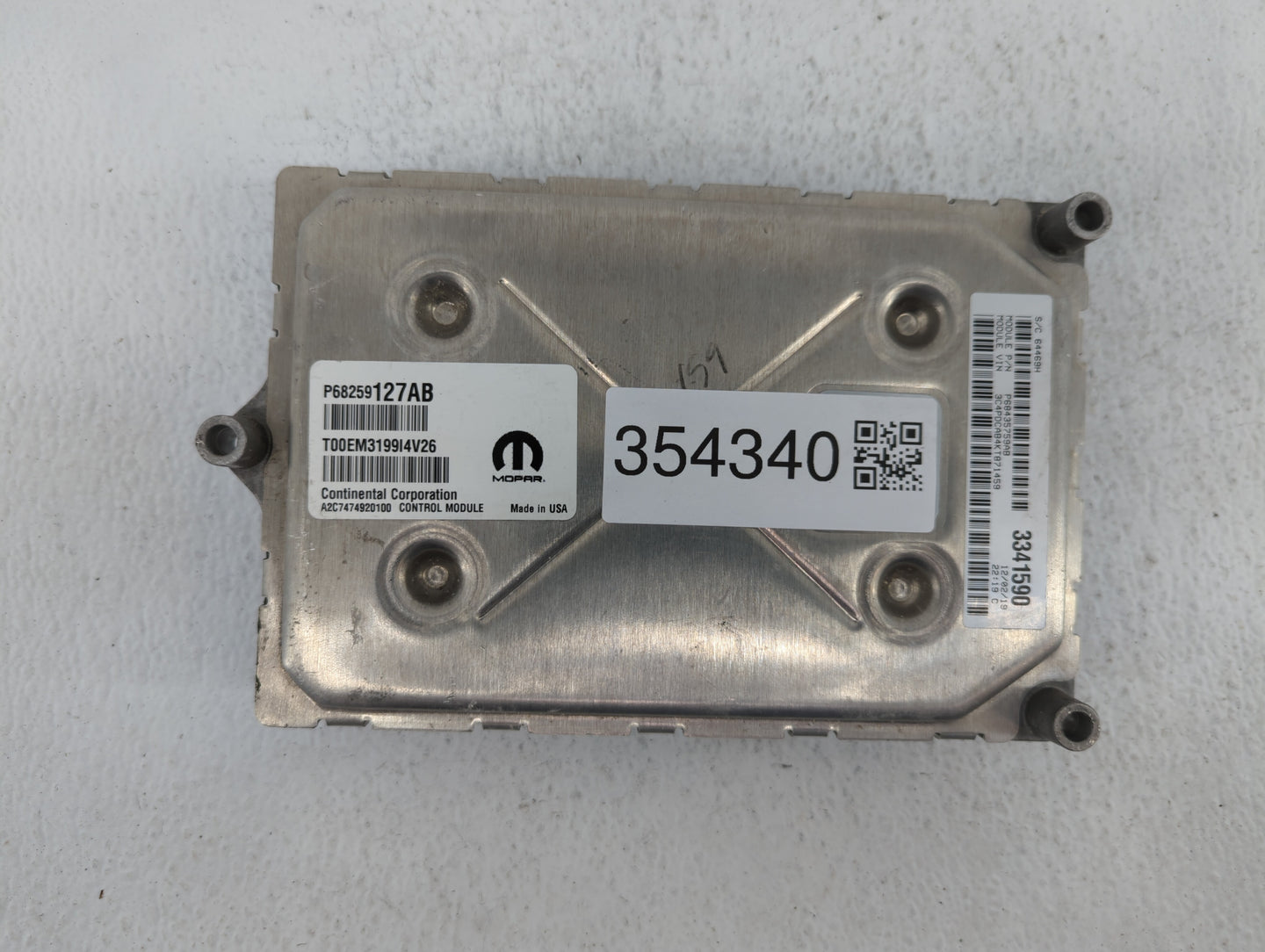 2016-2017 Jeep Cherokee PCM Engine Control Computer ECU ECM PCU OEM P/N:P68316598AC 68284456, P68284456AD Fits Fits 2016 201