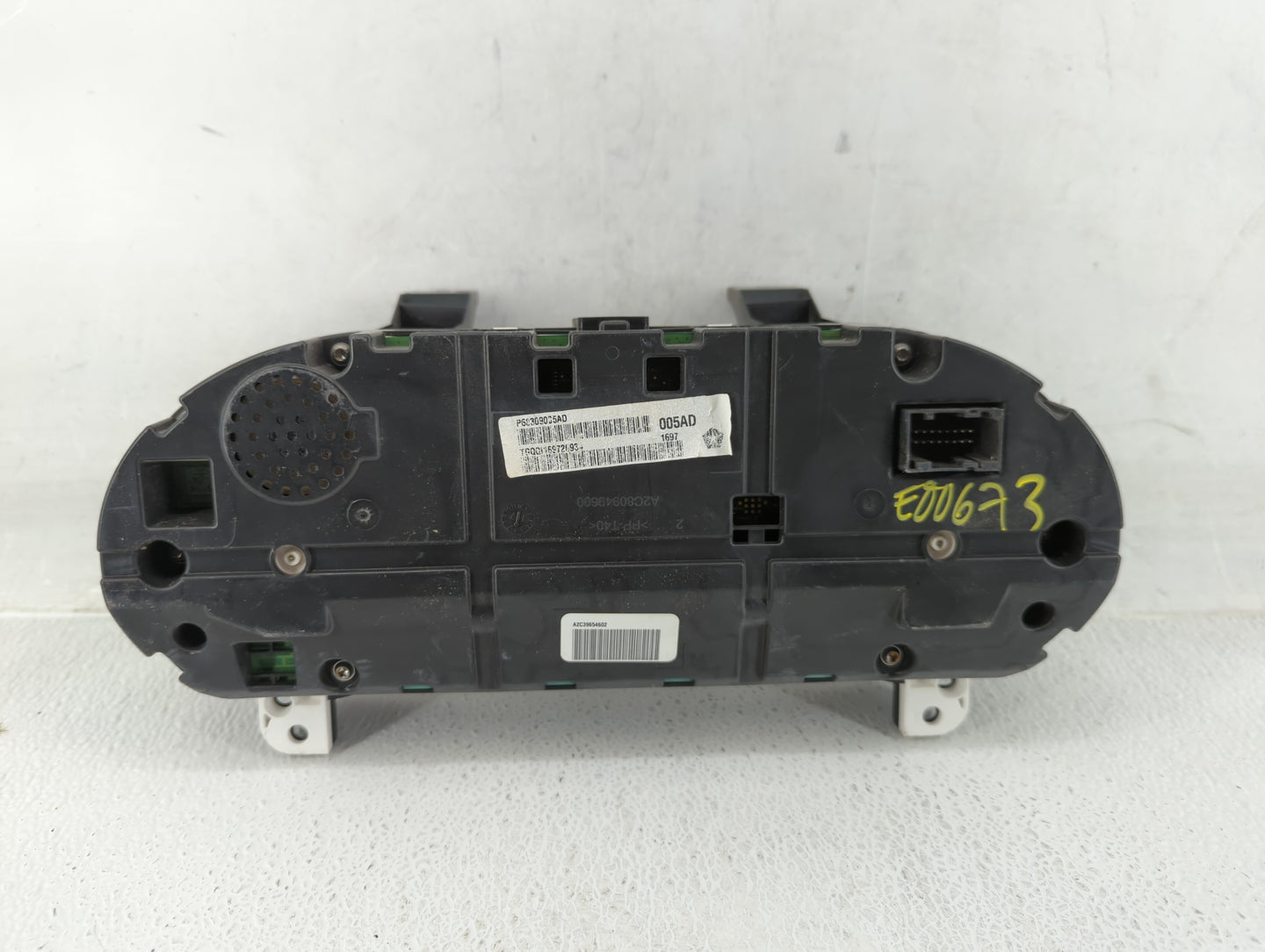 2017-2018 Jeep Cherokee Instrument Cluster Speedometer Gauges P/N:P68309005AD P68309006AC Fits Fits 2017 2018 OEM Used Auto 