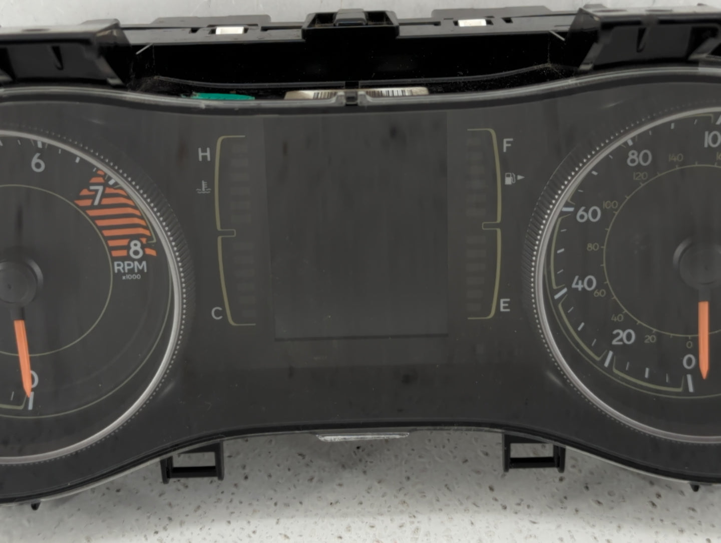 2017-2018 Jeep Cherokee Instrument Cluster Speedometer Gauges P/N:P68309018AC P68309018AD Fits Fits 2017 2018 OEM Used Auto 