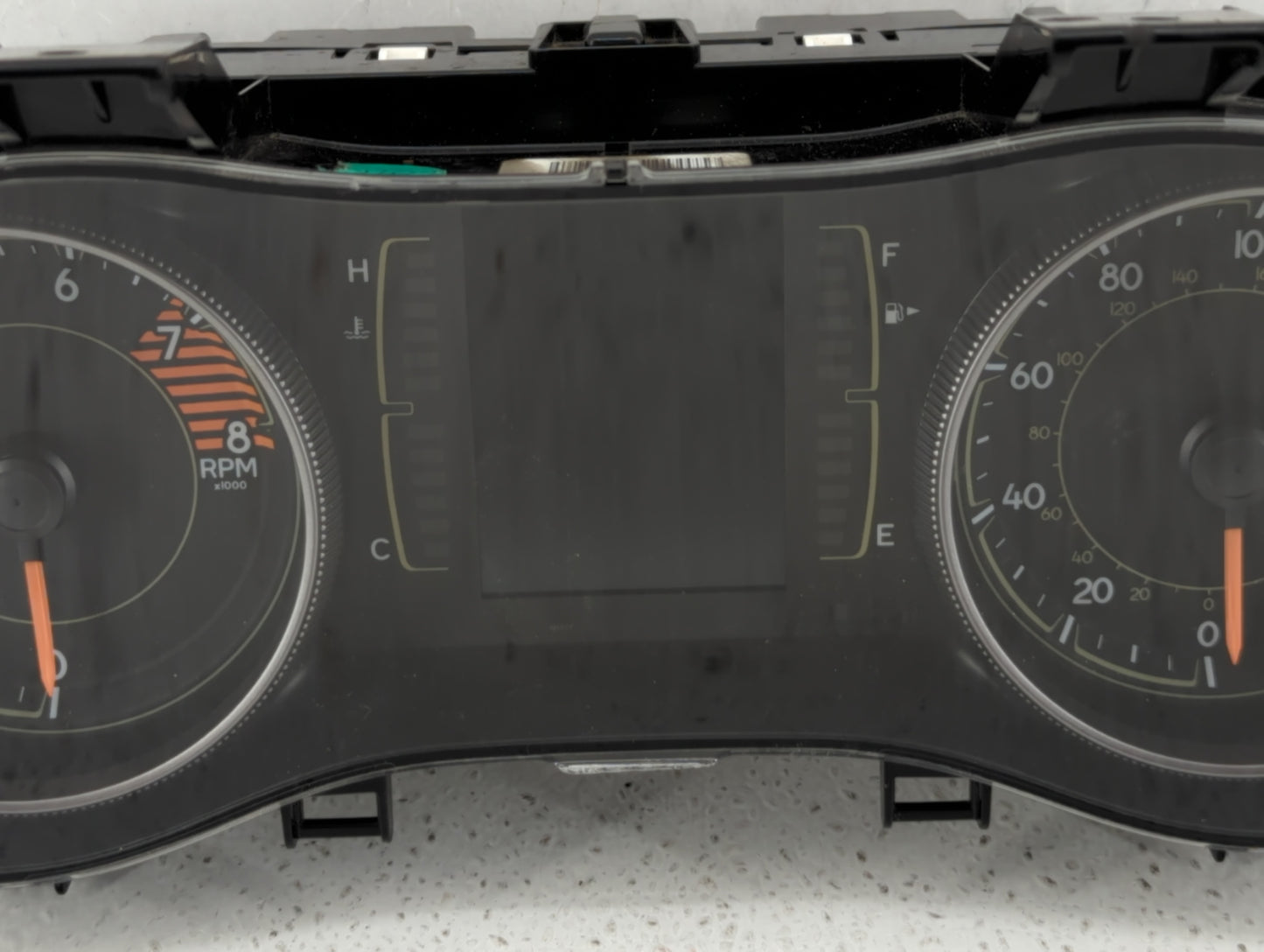 2017-2018 Jeep Cherokee Instrument Cluster Speedometer Gauges P/N:P68309018AC P68309018AD Fits Fits 2017 2018 OEM Used Auto 