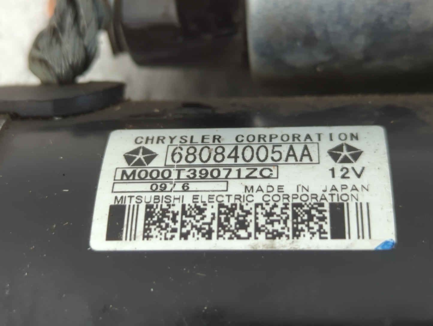 2014-2018 Jeep Cherokee Car Starter Motor Solenoid OEM P/N:68084005AA Fits Fits 2014 2015 2016 2017 2018 2019 2020 2021 2022
