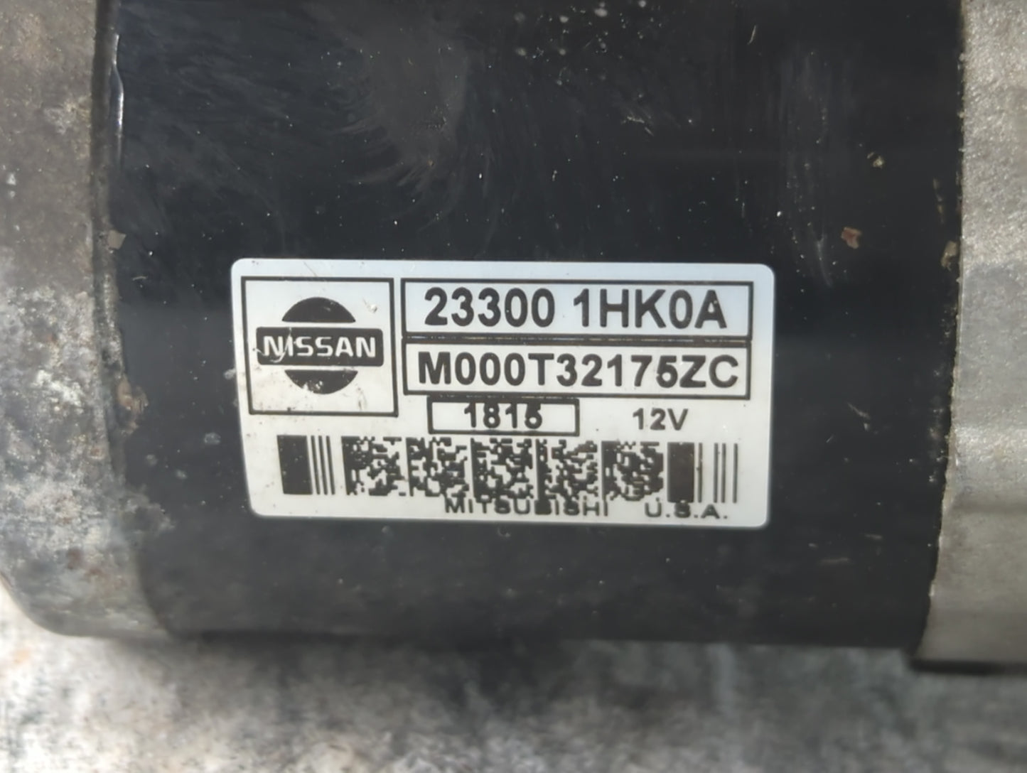 2015-2022 Jeep Cherokee Car Starter Motor Solenoid OEM P/N:M000T32175ZC 23300 1HK0A Fits OEM Used Auto Parts - Oemusedautopa