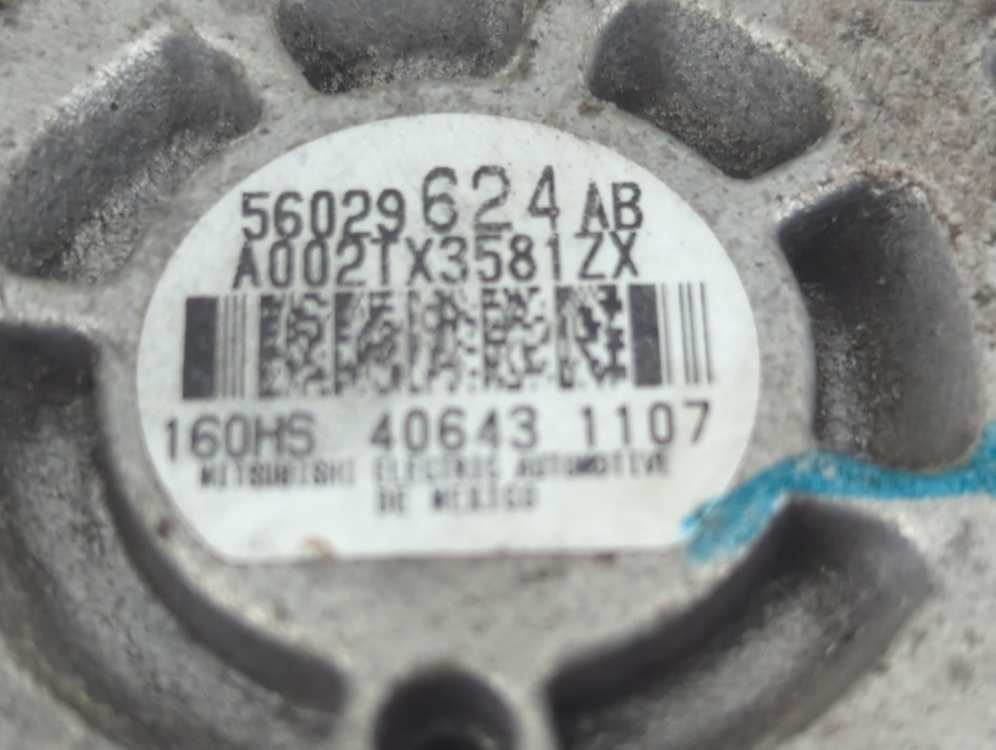 2017-2022 Jeep Compass Alternator Replacement Generator Charging Assembly Engine OEM P/N:56029624AB Fits OEM Used Auto Parts