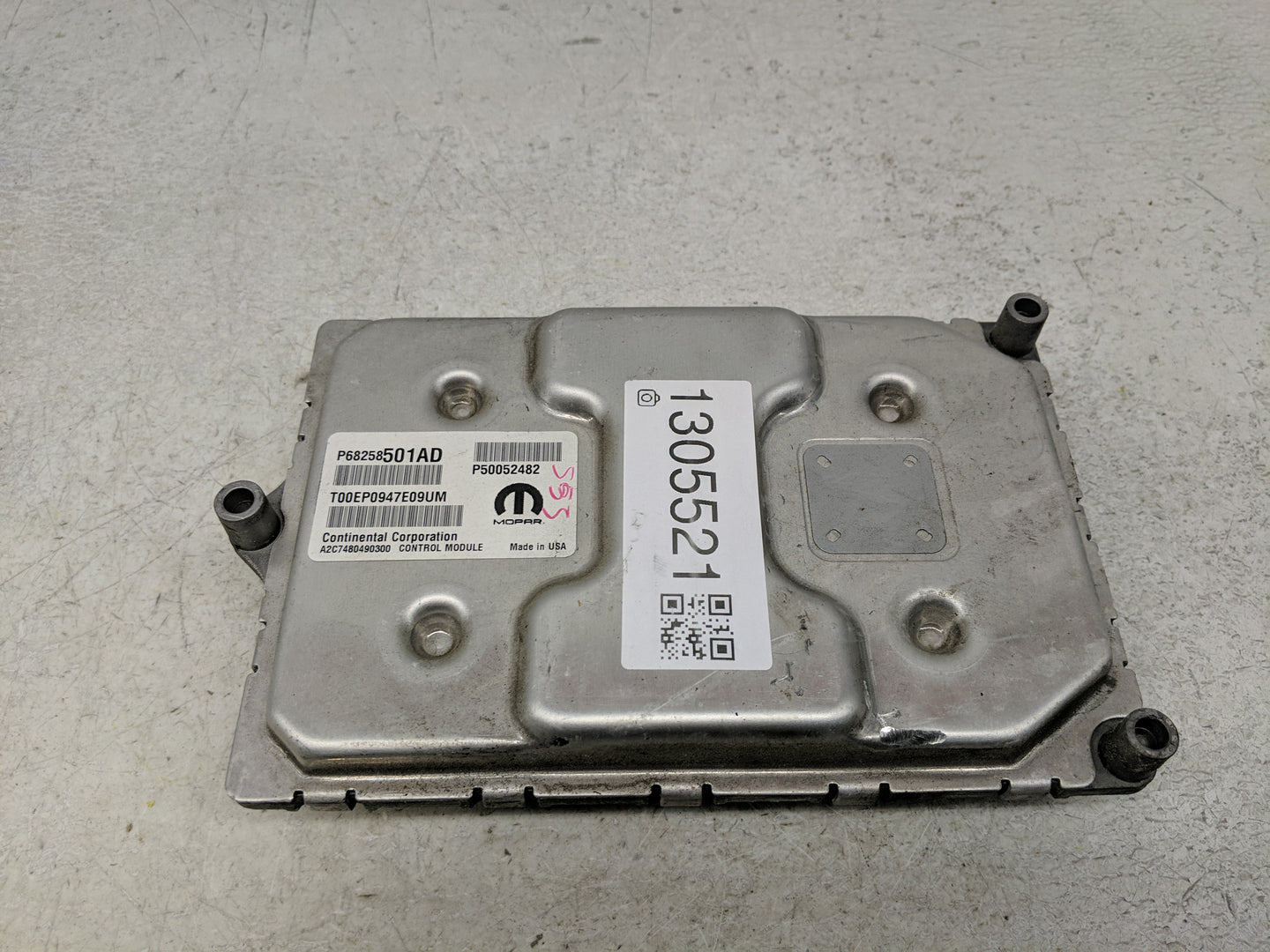 2017 Jeep Compass PCM Engine Control Computer ECU ECM PCU OEM P/N:P68258501AD Fits OEM Used Auto Parts - Oemusedautoparts1.c