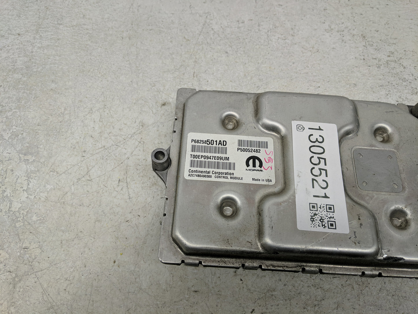 2017 Jeep Compass PCM Engine Control Computer ECU ECM PCU OEM P/N:P68258501AD Fits OEM Used Auto Parts - Oemusedautoparts1.c