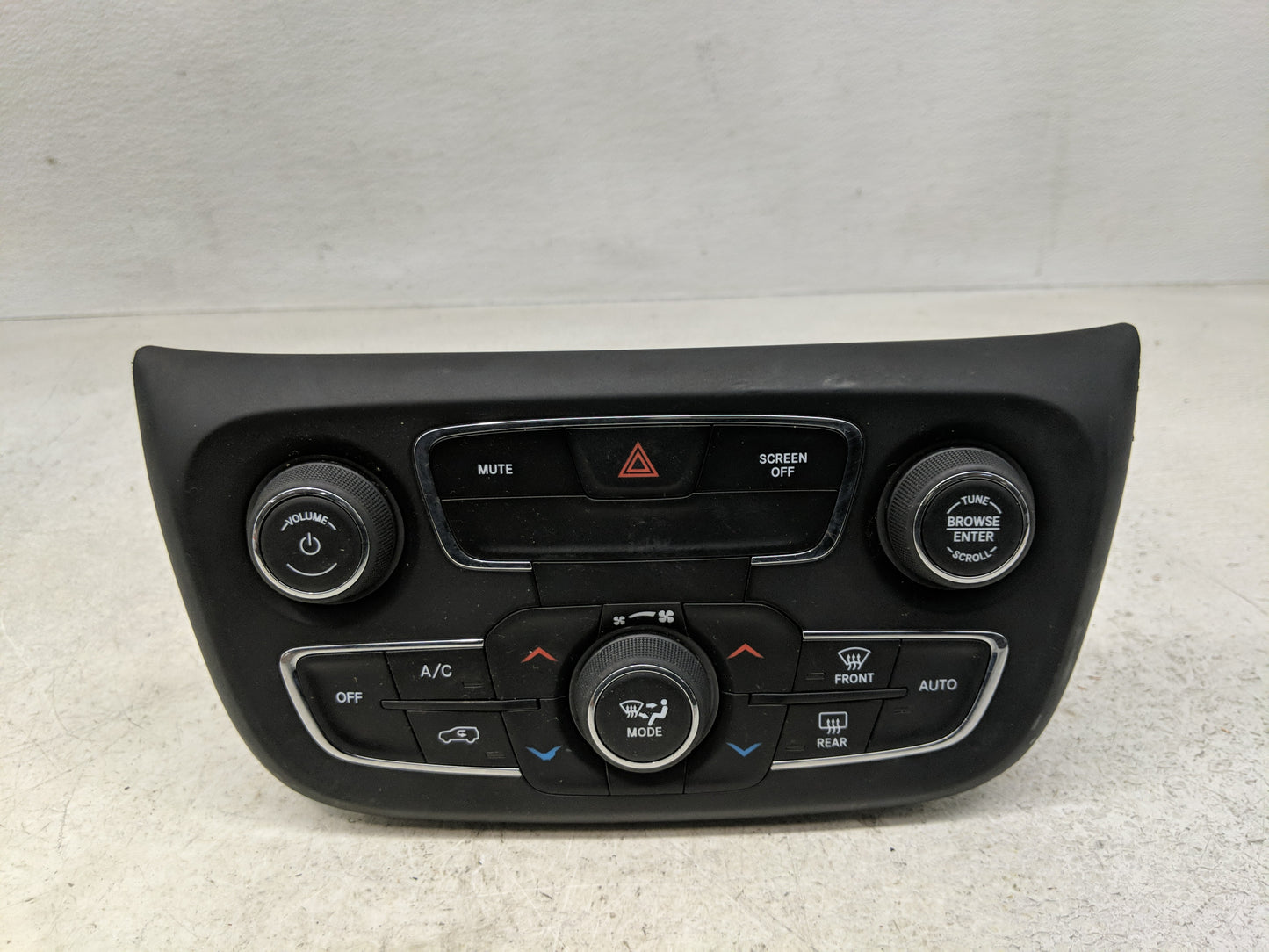2017 Jeep Compass Climate Control Module Temperature AC/Heater Replacement P/N:P5VA58DX9AD Fits OEM Used Auto Parts - Oemuse