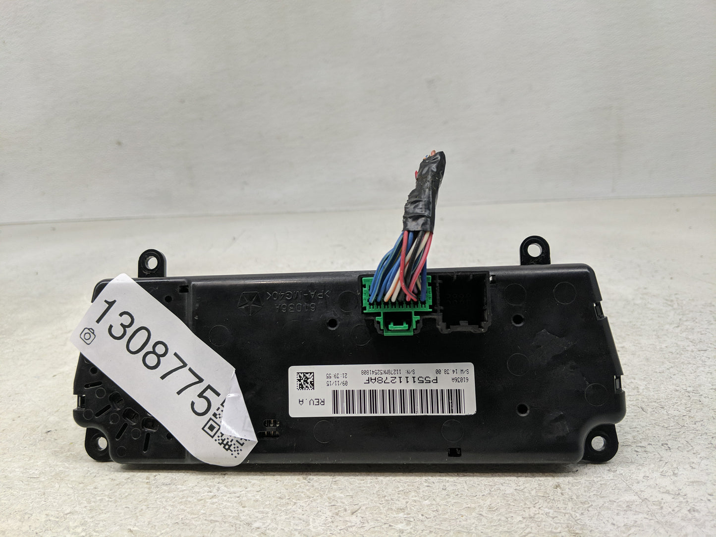 2017 Jeep Compass Climate Control Module Temperature AC/Heater Replacement P/N:P55111278AF Fits Fits 2011 2012 2013 2014 201