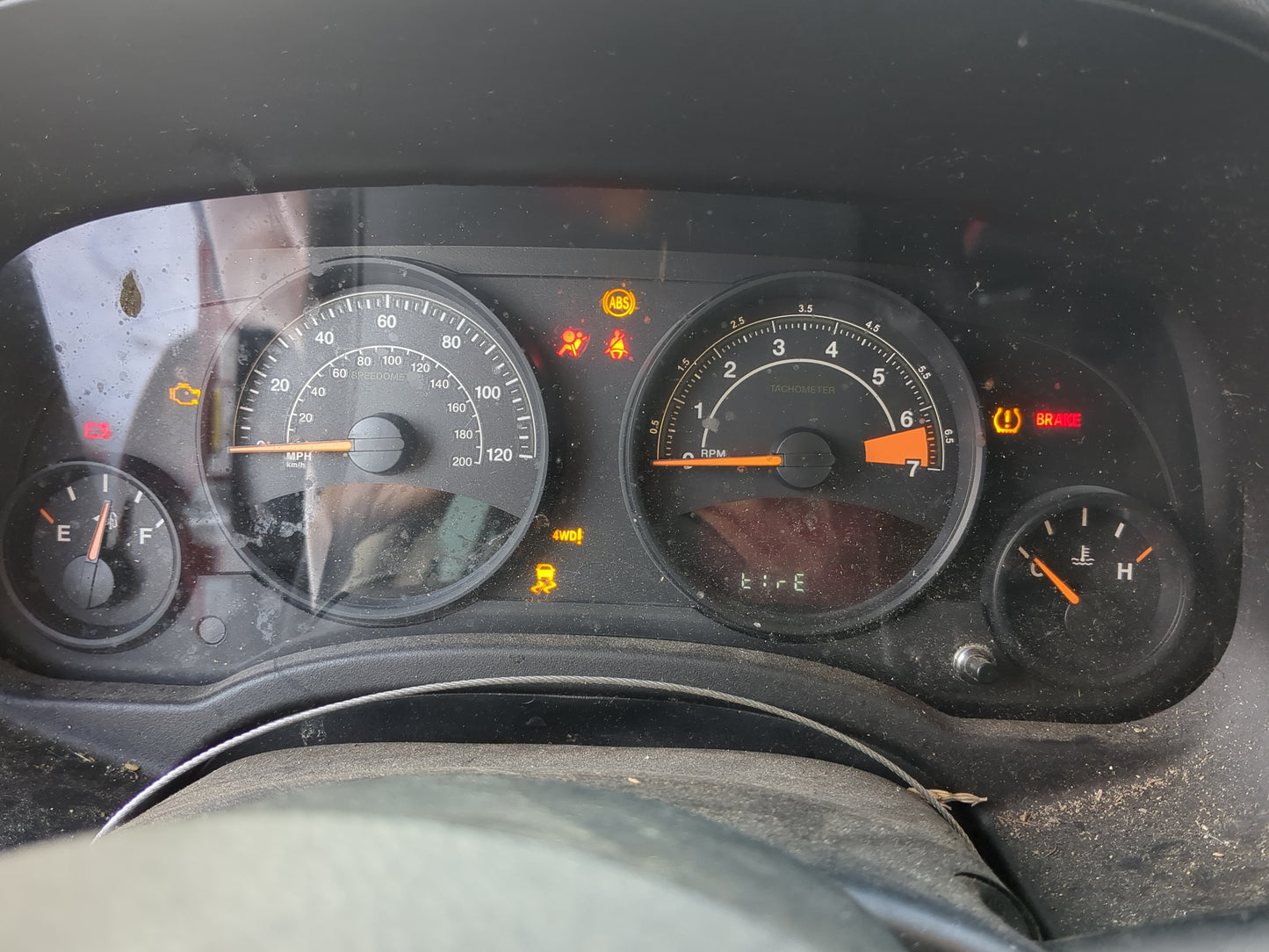 2017 Jeep Compass Instrument Cluster Speedometer Gauges Fits Fits 2015 2016 OEM Used Auto Parts - Oemusedautoparts1.com