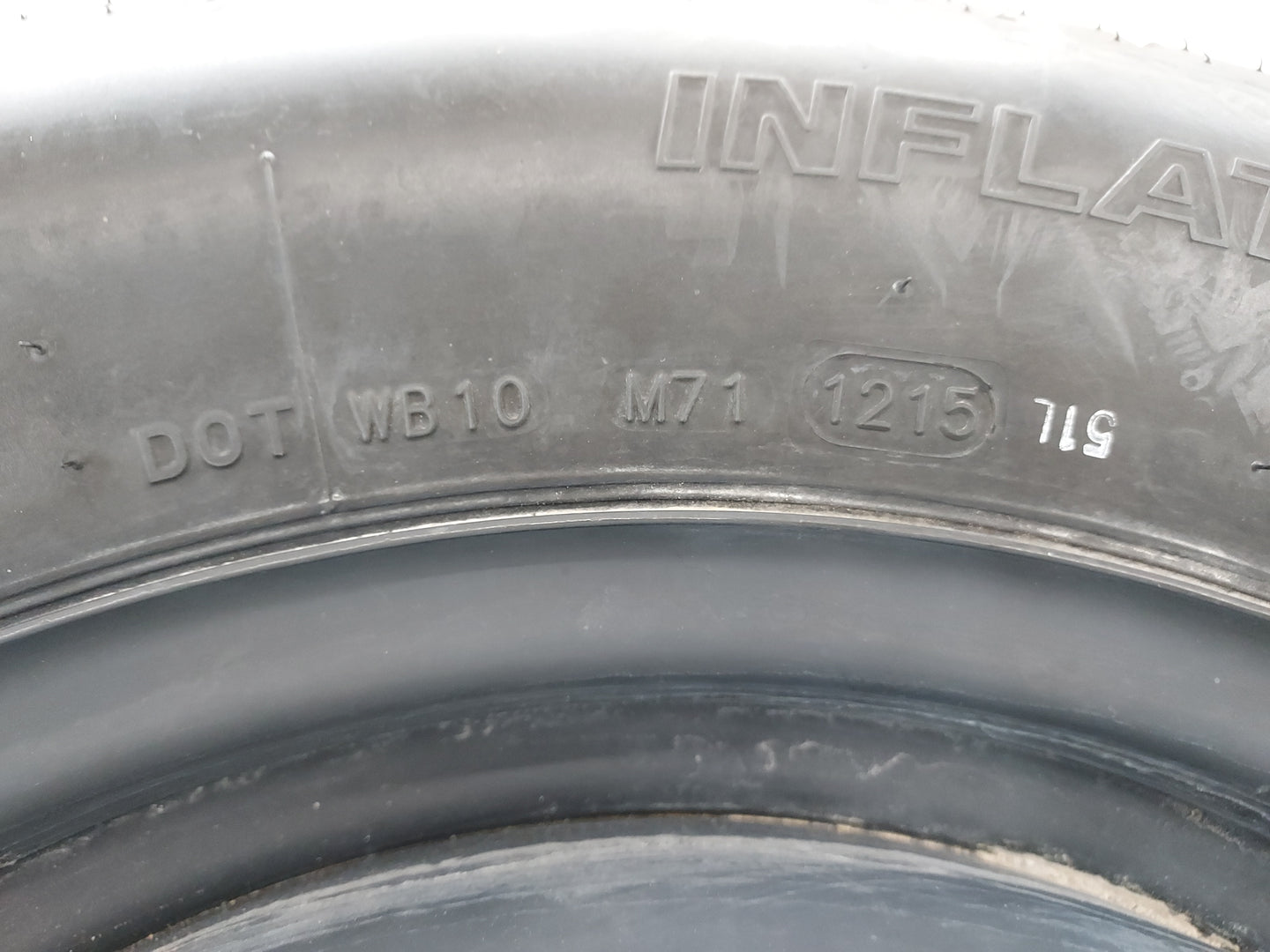Jeep Compass Spare Donut Tire Wheel Rim Oem 1420767 - Oemusedautoparts1.com