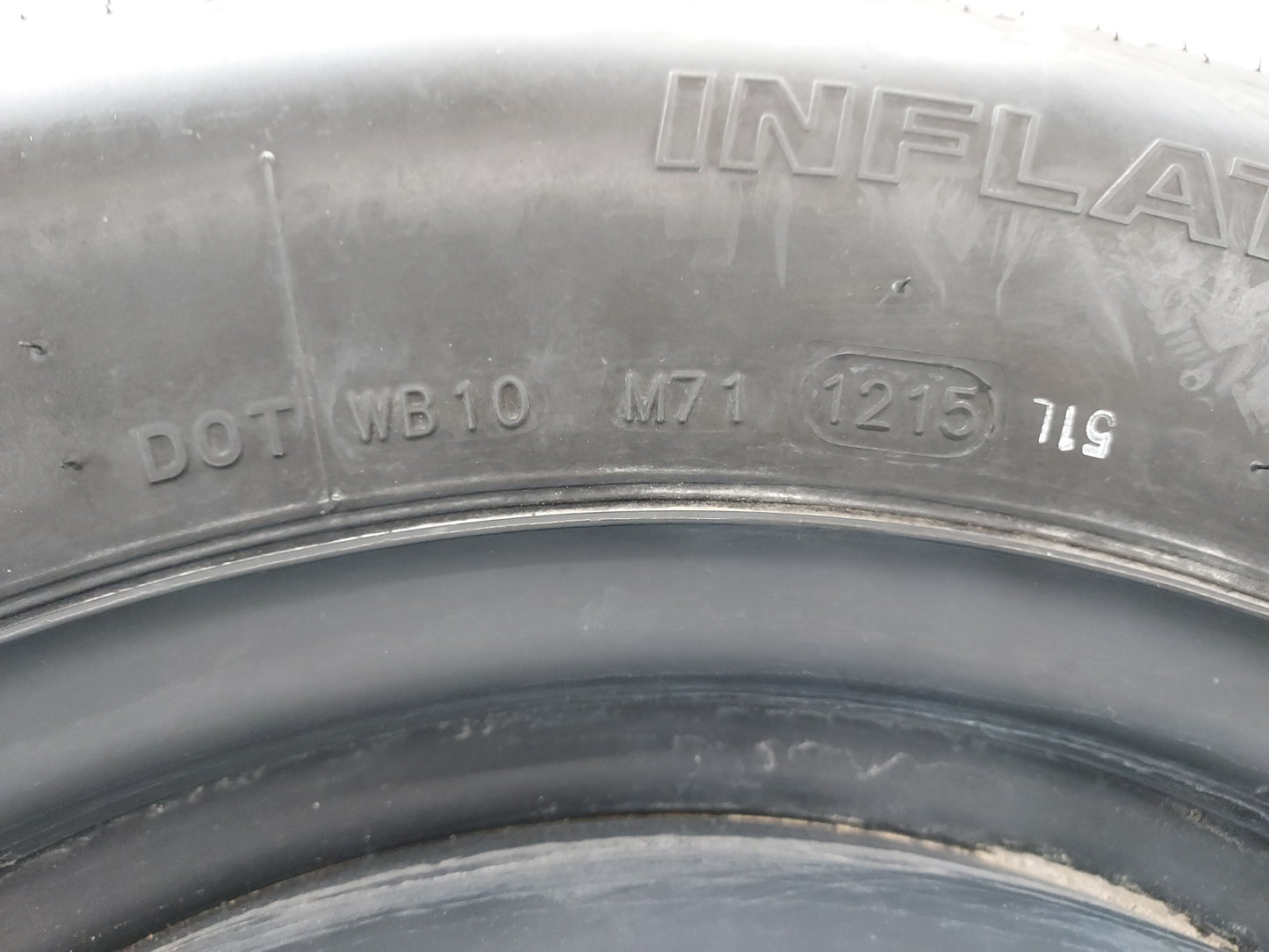 Jeep Compass Spare Donut Tire Wheel Rim Oem 1420767 - Oemusedautoparts1.com