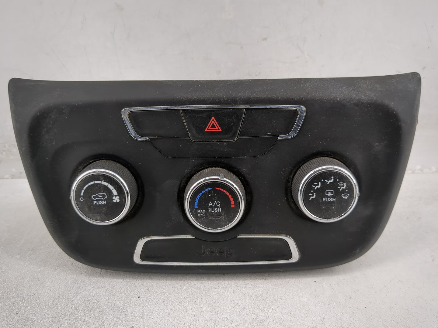 2017 Jeep Compass Climate Control Module Temperature AC/Heater Replacement Fits OEM Used Auto Parts - Oemusedautoparts1.com