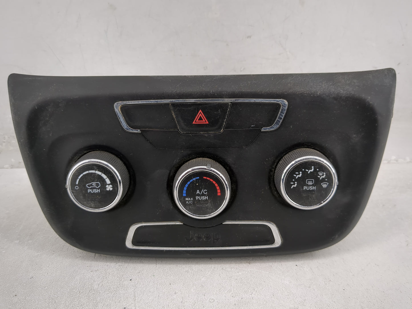 2017 Jeep Compass Climate Control Module Temperature AC/Heater Replacement Fits OEM Used Auto Parts - Oemusedautoparts1.com