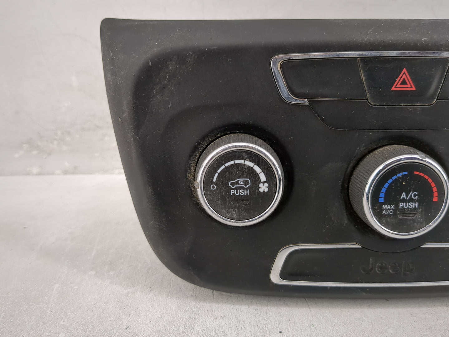 2017 Jeep Compass Climate Control Module Temperature AC/Heater Replacement Fits OEM Used Auto Parts - Oemusedautoparts1.com