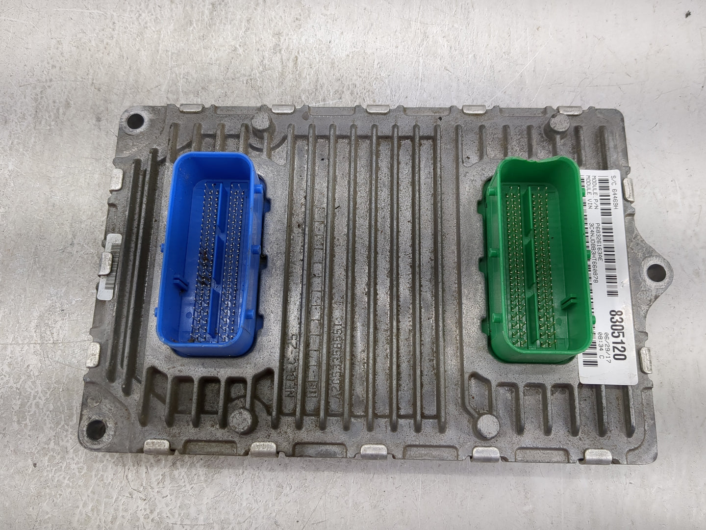 2017 Jeep Compass PCM Engine Control Computer ECU ECM PCU OEM P/N:P68258501AD Fits OEM Used Auto Parts - Oemusedautoparts1.c