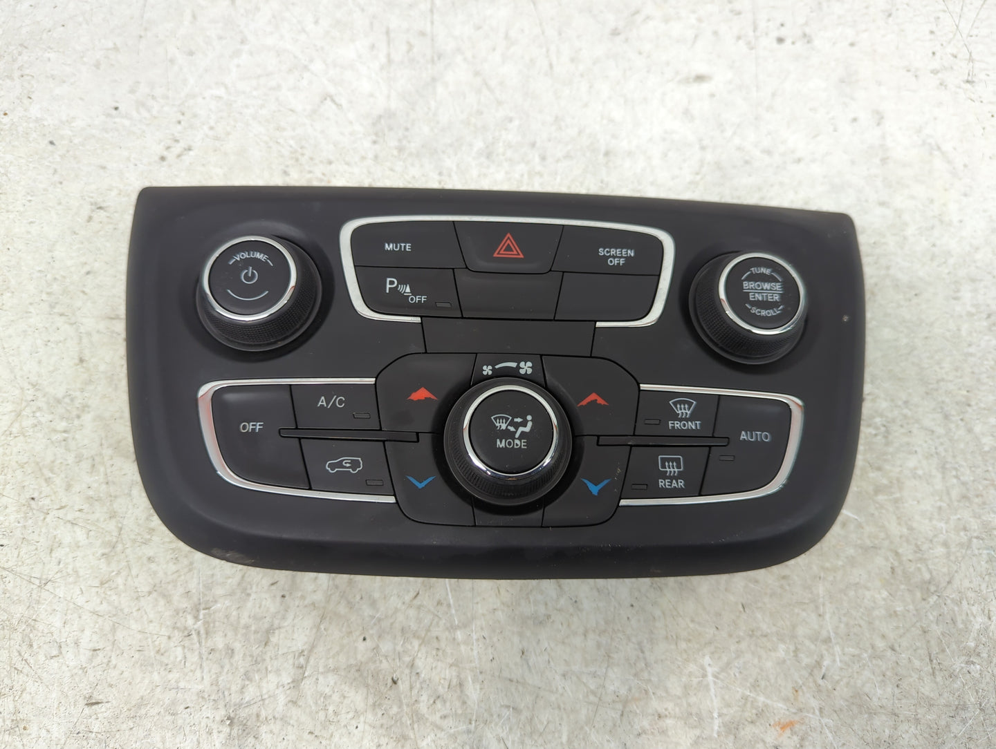 2017 Jeep Compass Climate Control Module Temperature AC/Heater Replacement P/N:P5VA59DX9AD MX237050-2350 Fits OEM Used Auto 