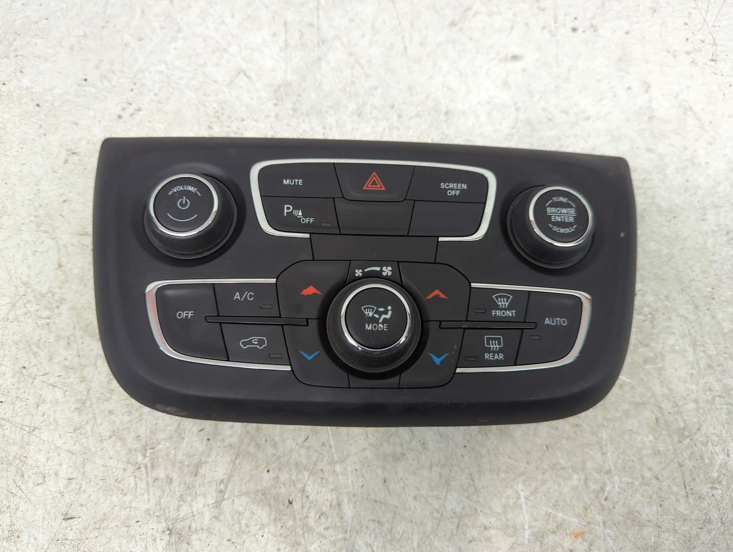 2017 Jeep Compass Climate Control Module Temperature AC/Heater Replacement P/N:P5VA59DX9AD MX237050-2350 Fits OEM Used Auto 