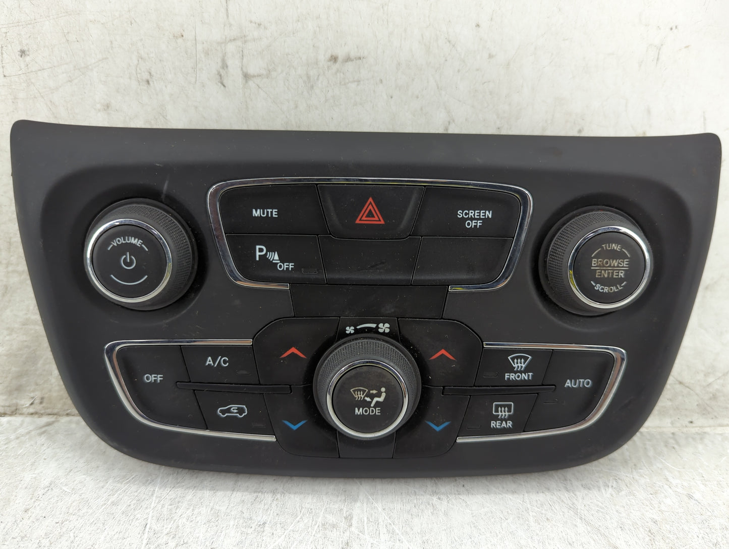 2017 Jeep Compass Climate Control Module Temperature AC/Heater Replacement P/N:P5VA59DX9AD MX237050-2350 Fits OEM Used Auto 