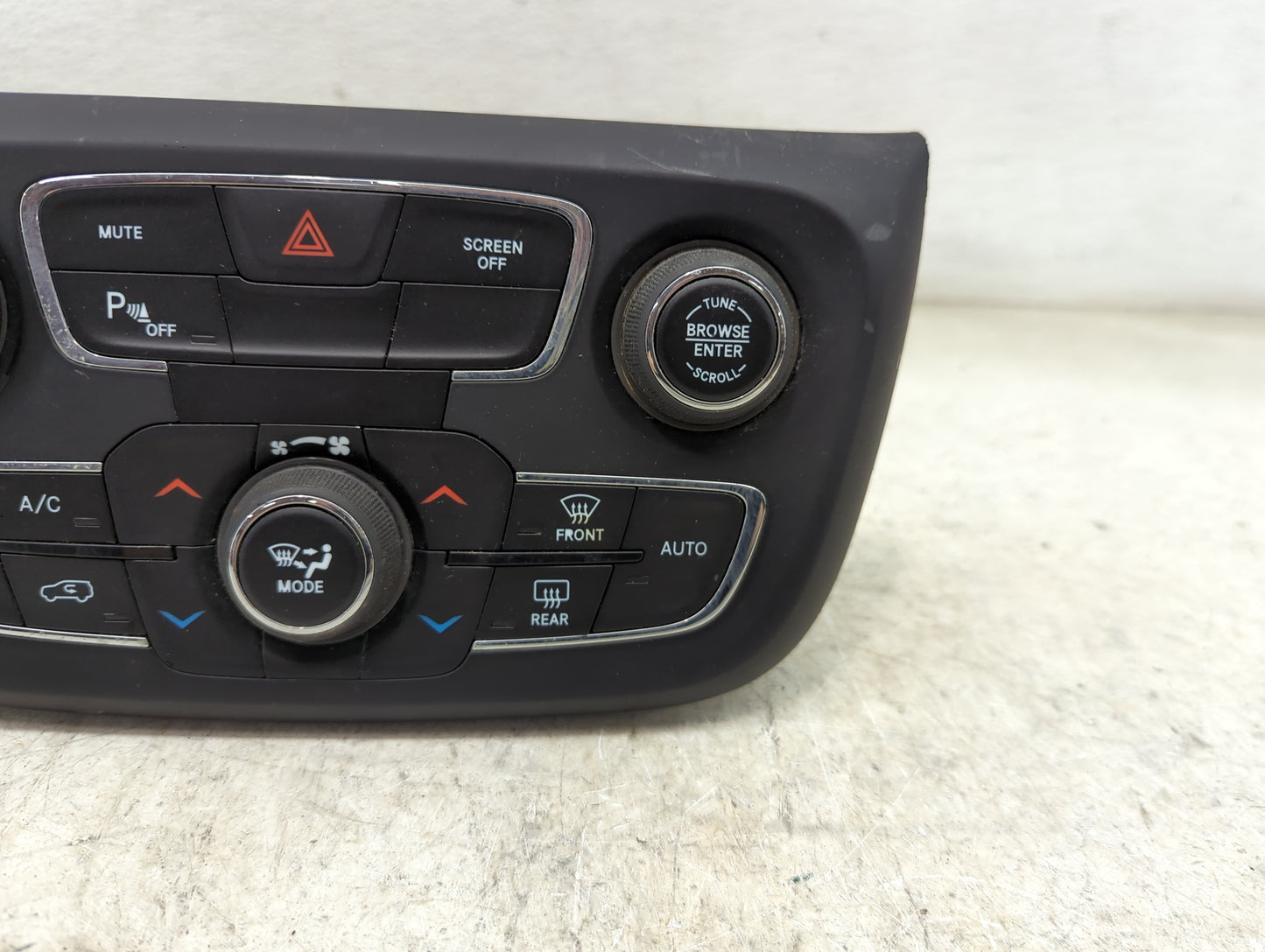 2017 Jeep Compass Climate Control Module Temperature AC/Heater Replacement Fits OEM Used Auto Parts - Oemusedautoparts1.com