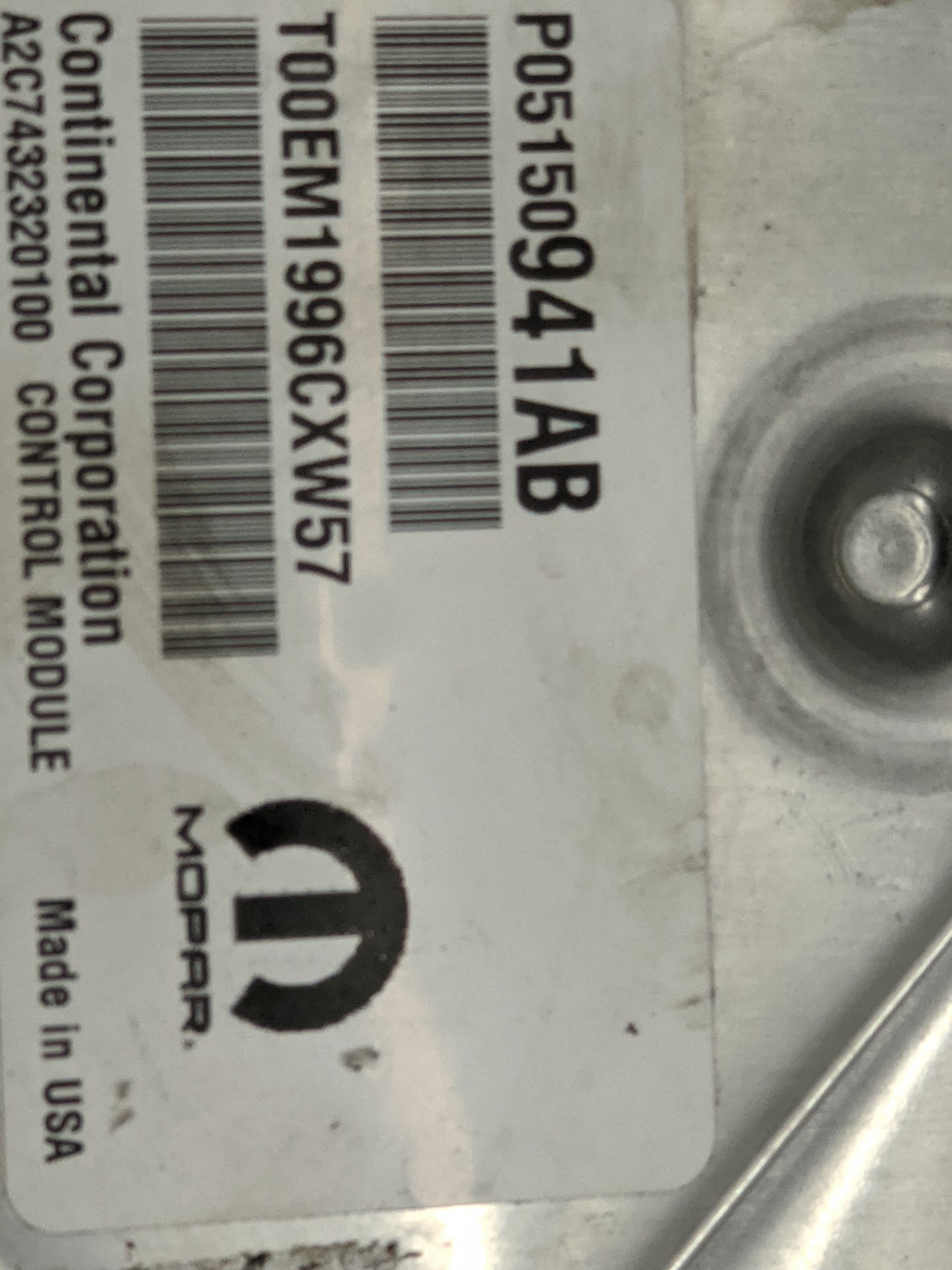 2013-2017 Jeep Compass PCM Engine Control Computer ECU ECM PCU OEM P/N:P05150941AB T00EM1996CXW57 Fits OEM Used Auto Parts -