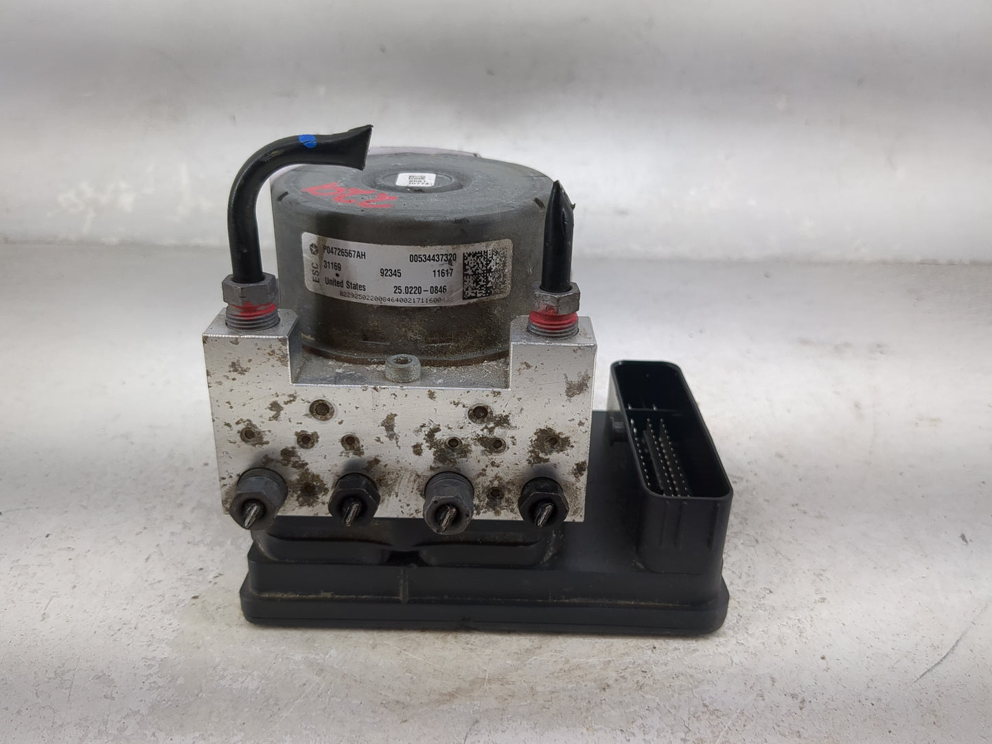 2017 Jeep Compass ABS Pump Control Module Replacement P/N:P04726567AH 00534437320, 25.0220-0846, 28.5159-0406.3 Fits OEM Use