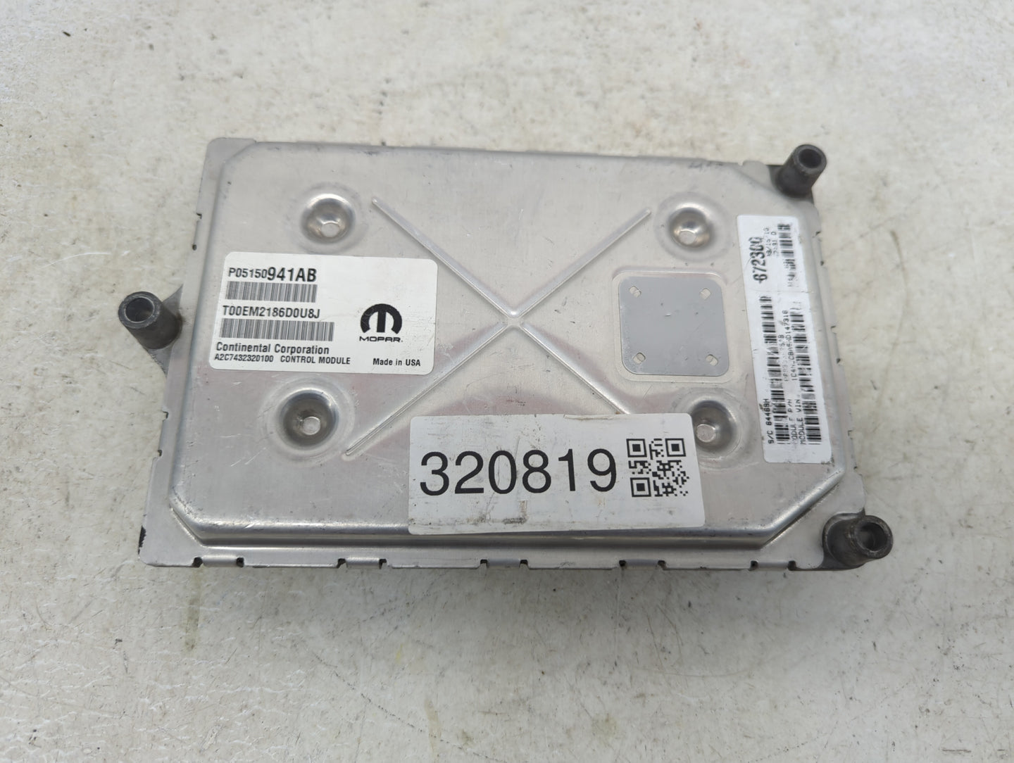 2017 Jeep Compass PCM Engine Control Computer ECU ECM PCU OEM P/N:P05150941AB Fits Fits 2015 2016 OEM Used Auto Parts - Oemu