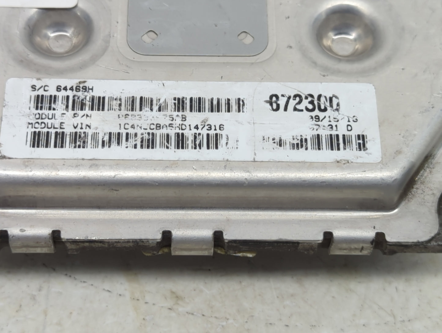 2017 Jeep Compass PCM Engine Control Computer ECU ECM PCU OEM P/N:P05150941AB Fits Fits 2015 2016 OEM Used Auto Parts - Oemu
