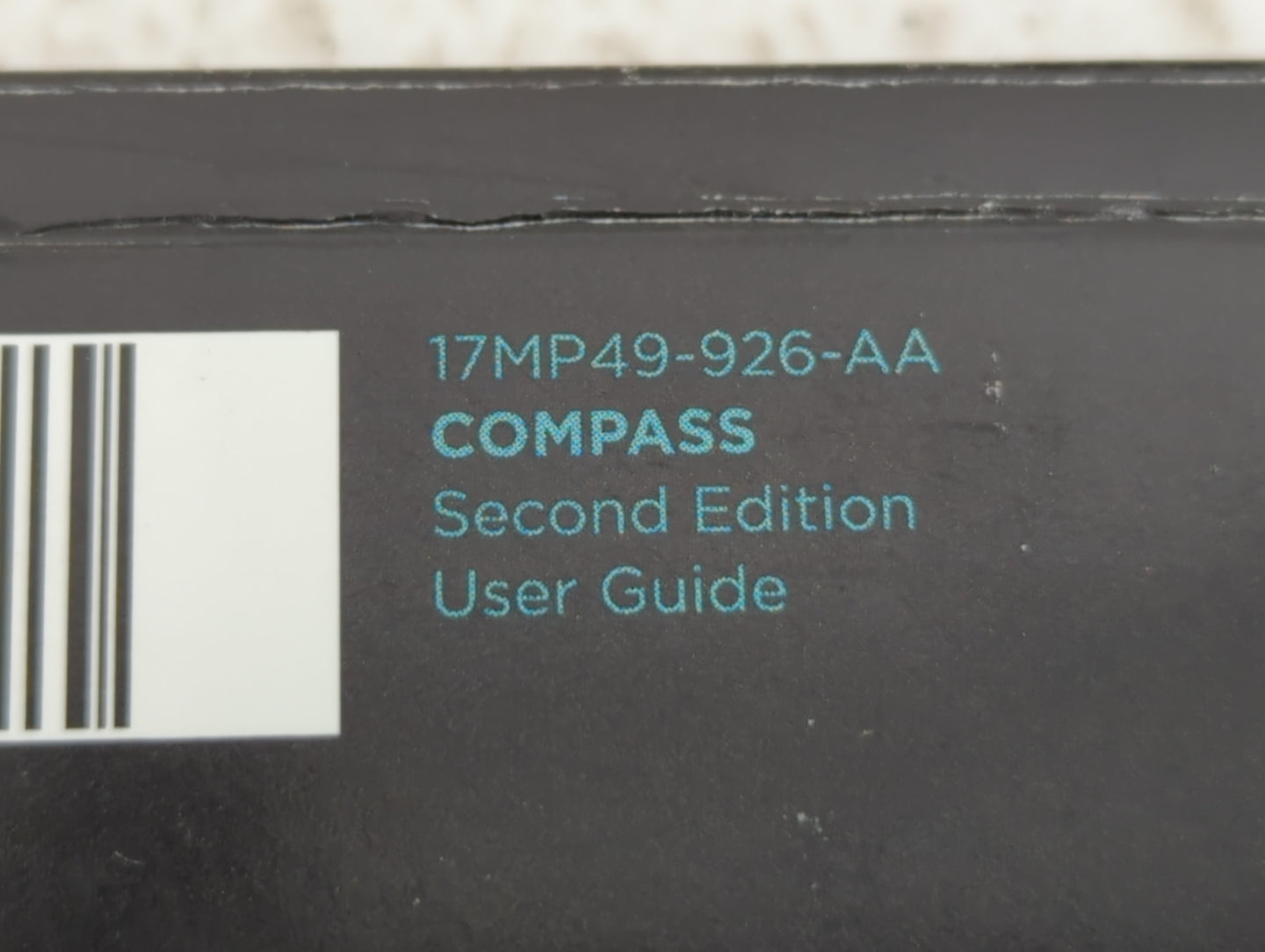 2017 Jeep Compass Owners Manual Book Guide OEM Used Auto Parts - Oemusedautoparts1.com
