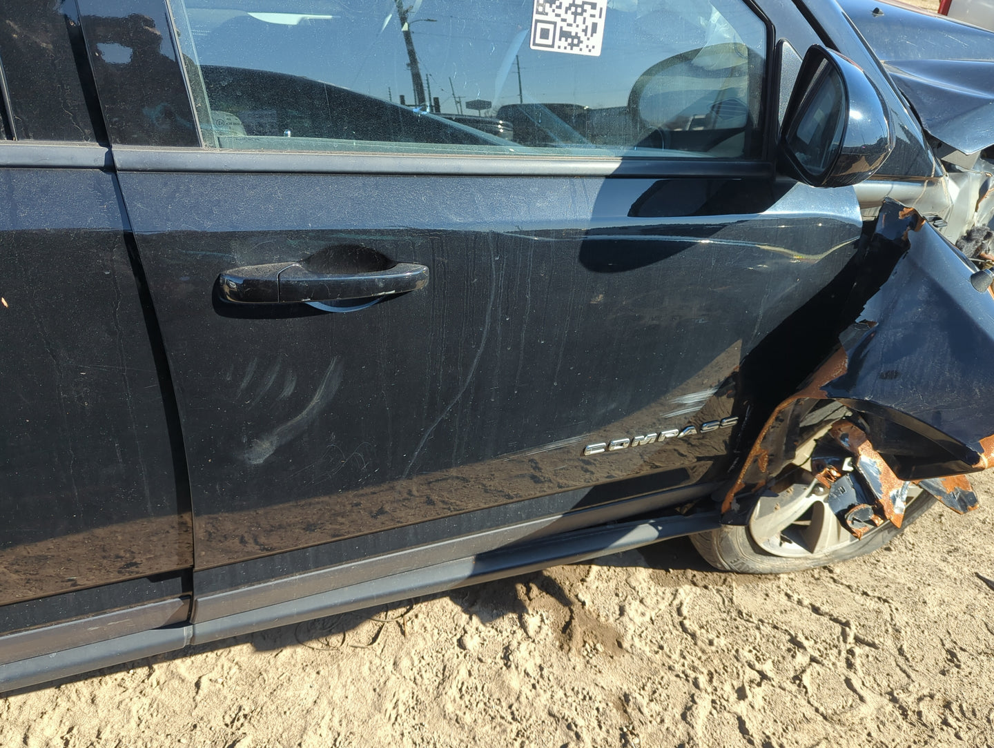 2011-2017 Jeep Compass Passenger Front Door Oem - Oemusedautoparts1.com